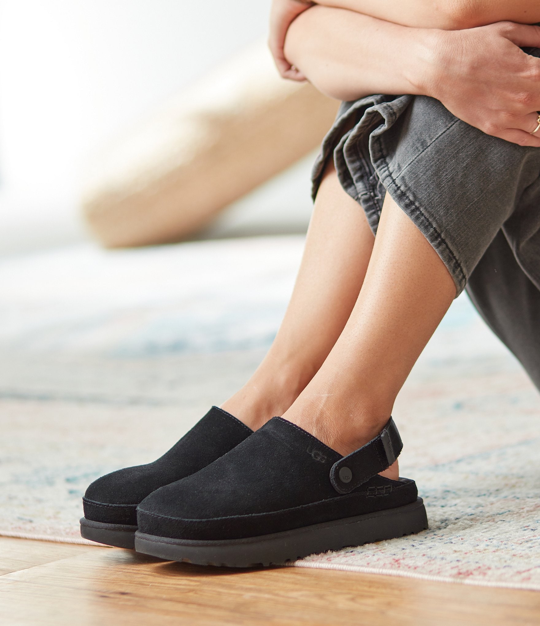 UGG Goldenstar Suede Family Matching Backstrap Clogs