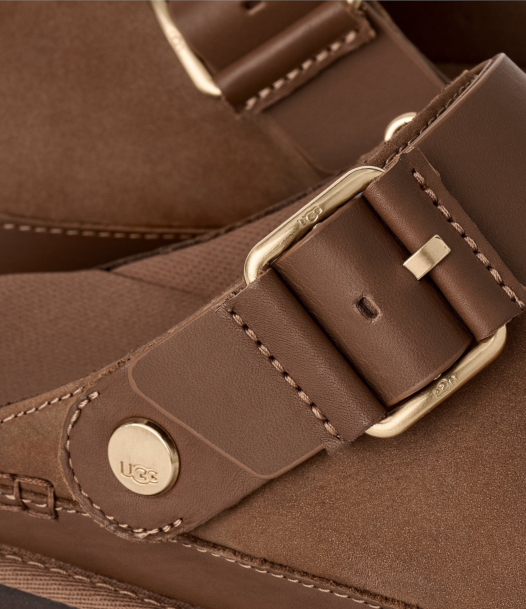 UGG® Goldenstar Villa Nubuck Suede Slingback Clogs