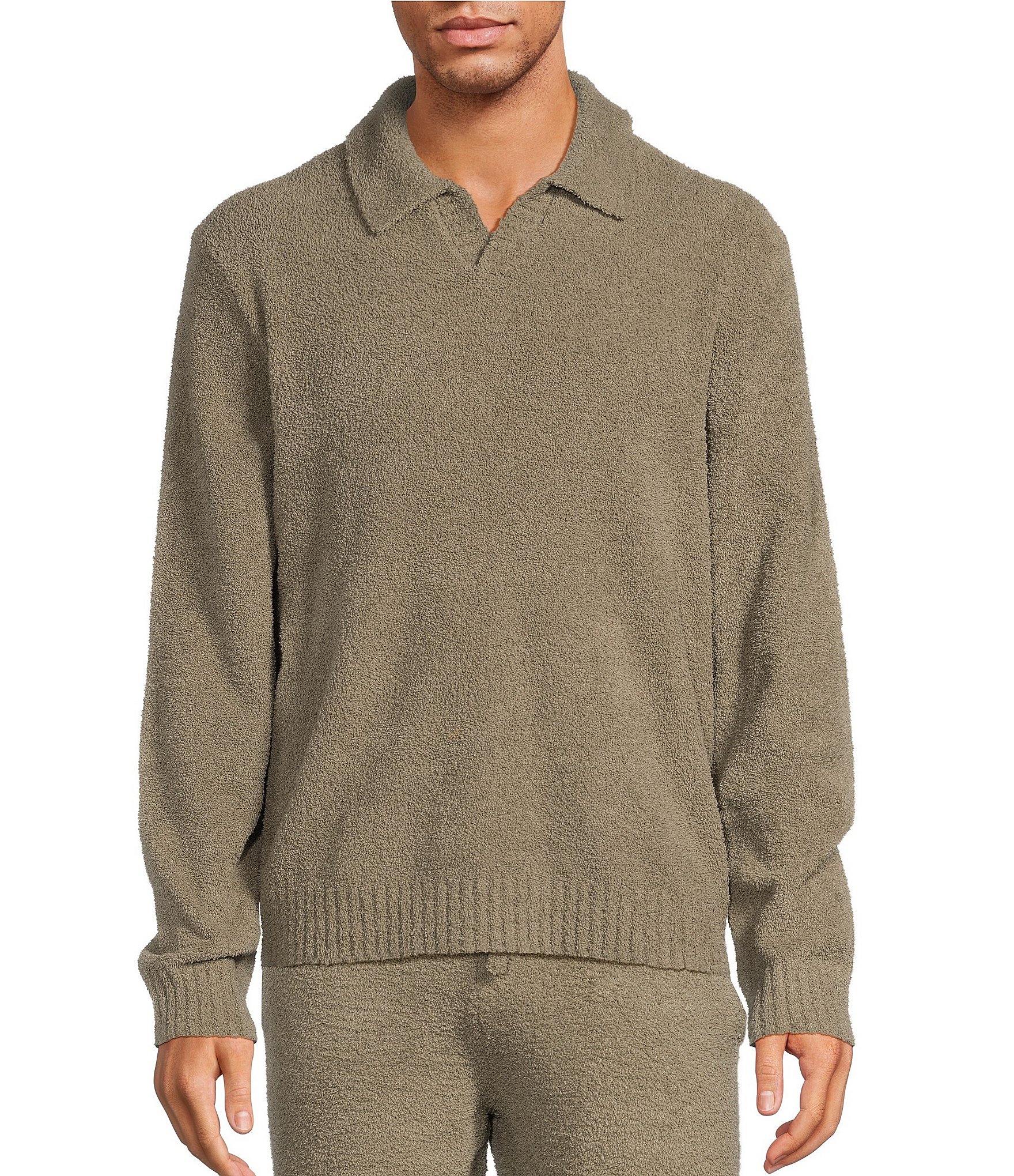 UGG® Hughes Long Sleeve Cozy Knit Lounge Pullover