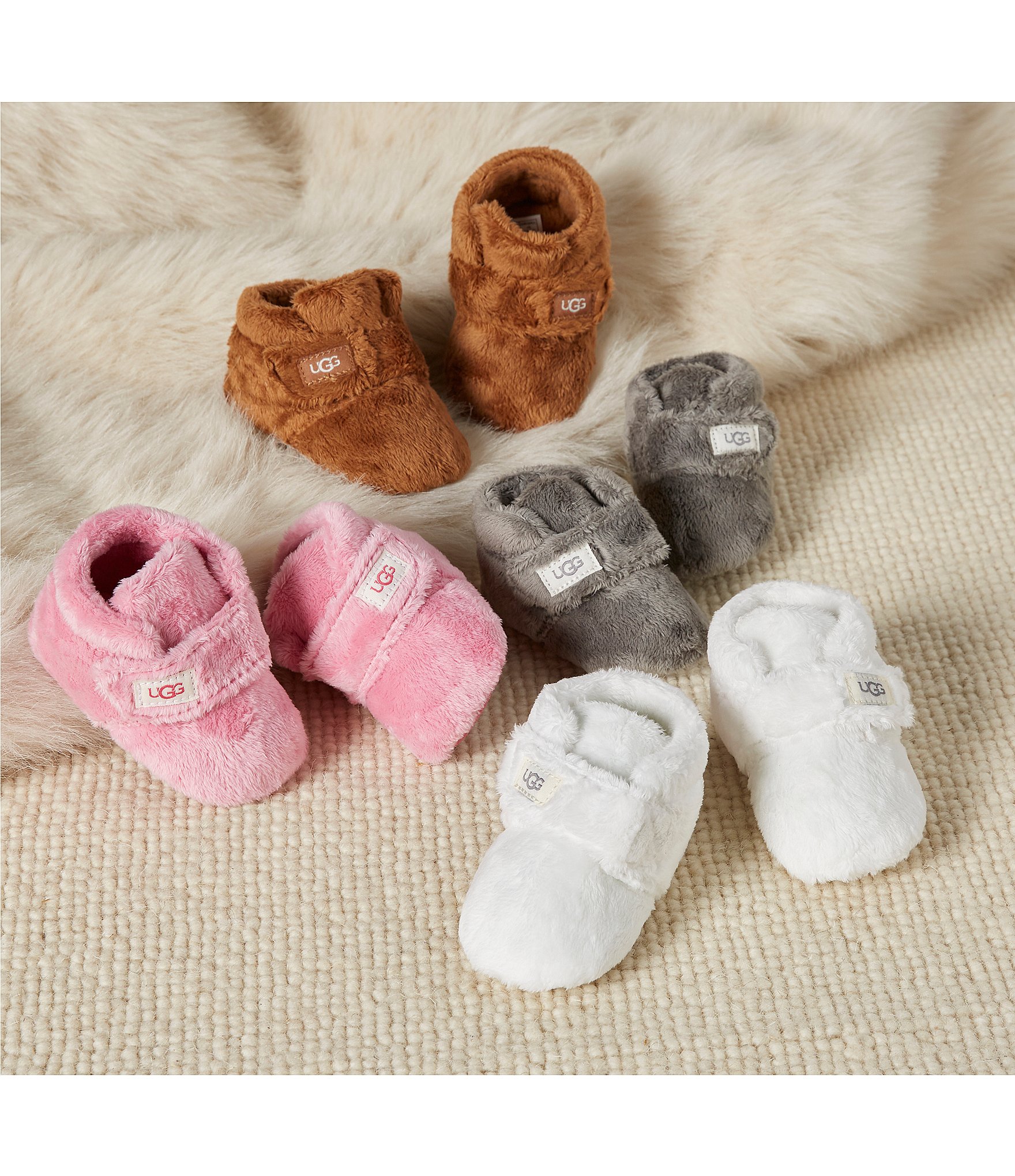 UGG Kids' Bixbee Washable Slip On Crib Shoes (Infant)