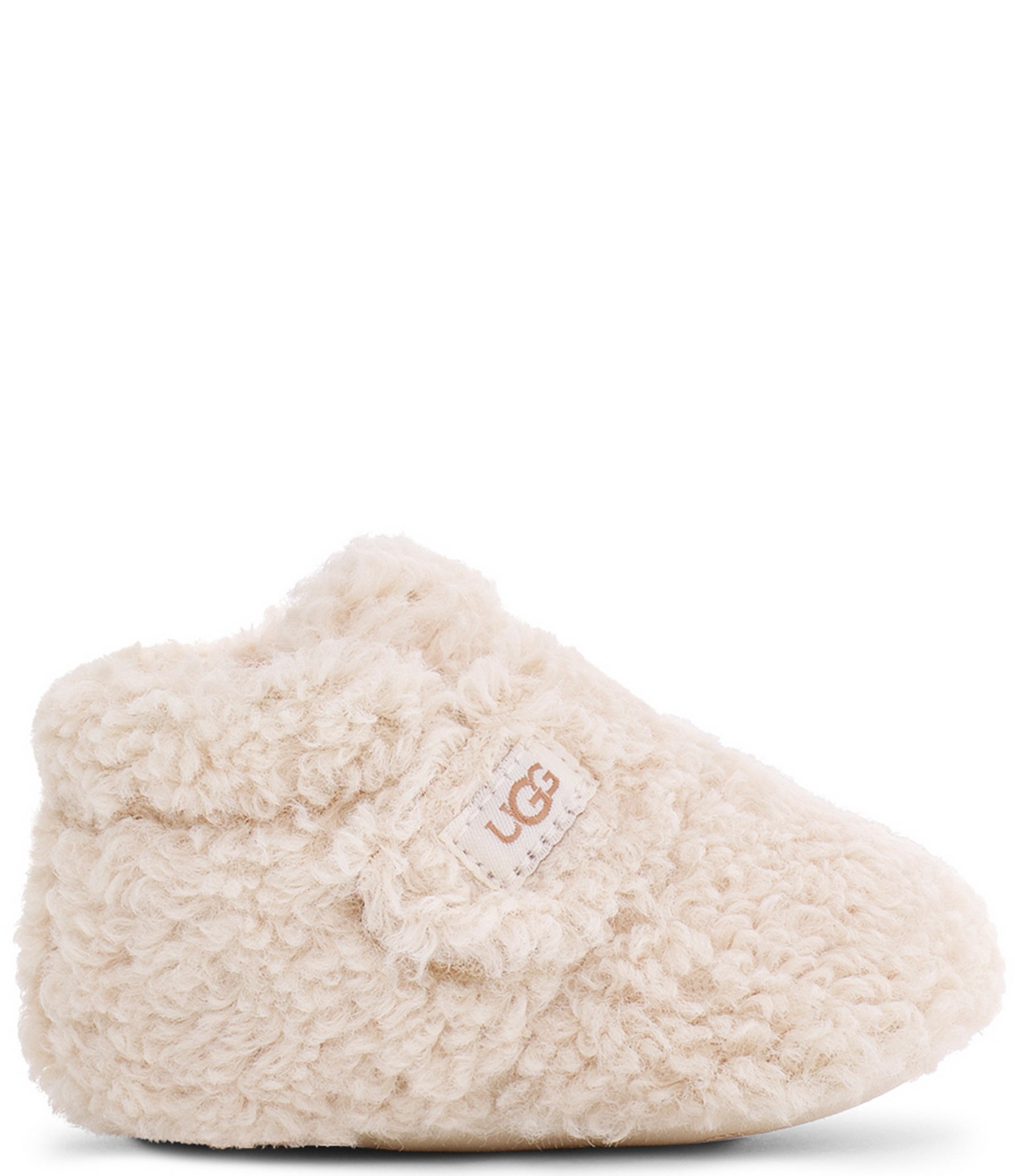 UGG Kids' Bixbee Curly Fur Crib Shoes (Infant)