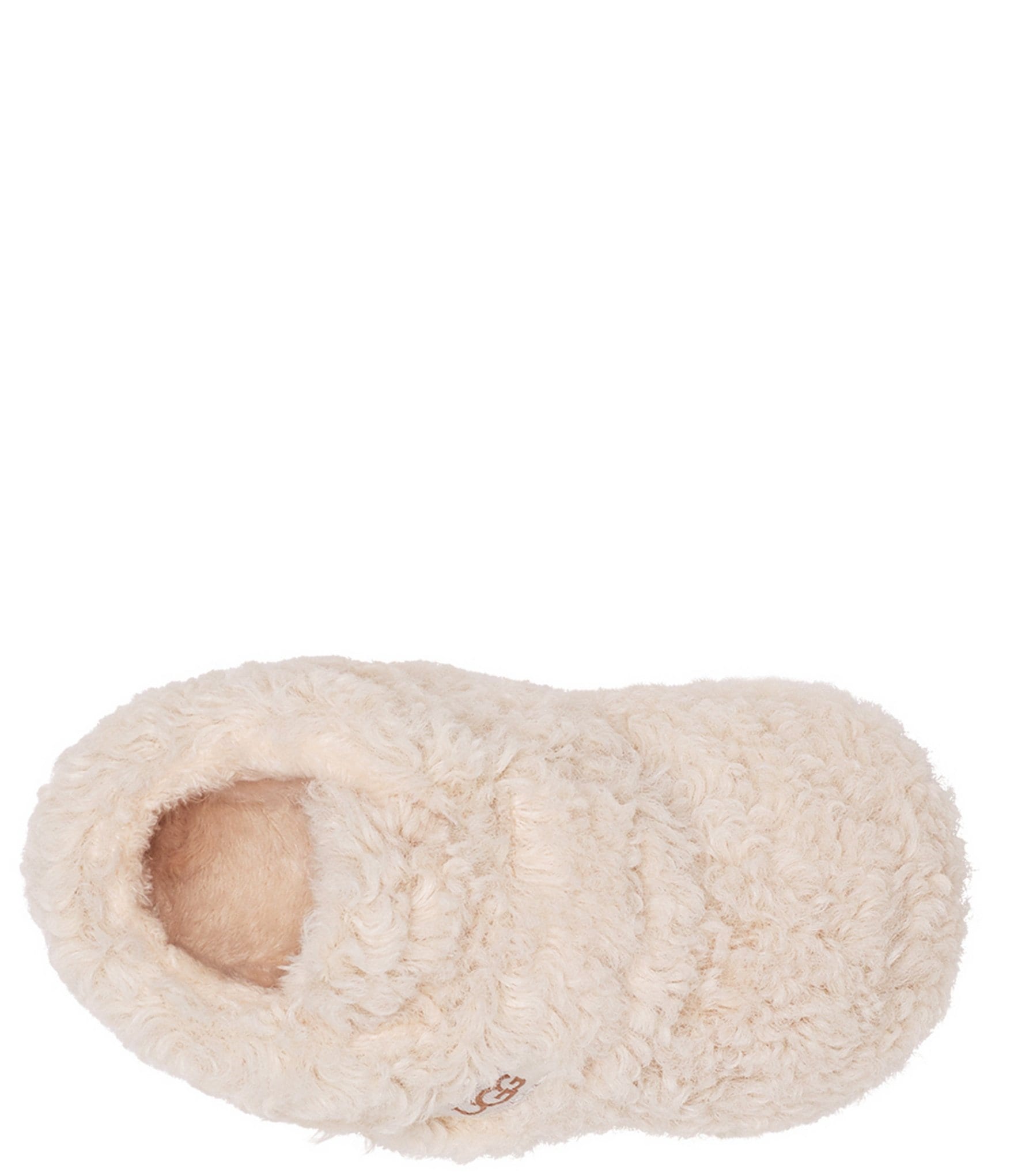 UGG Kids' Bixbee Curly Fur Crib Shoes (Infant)