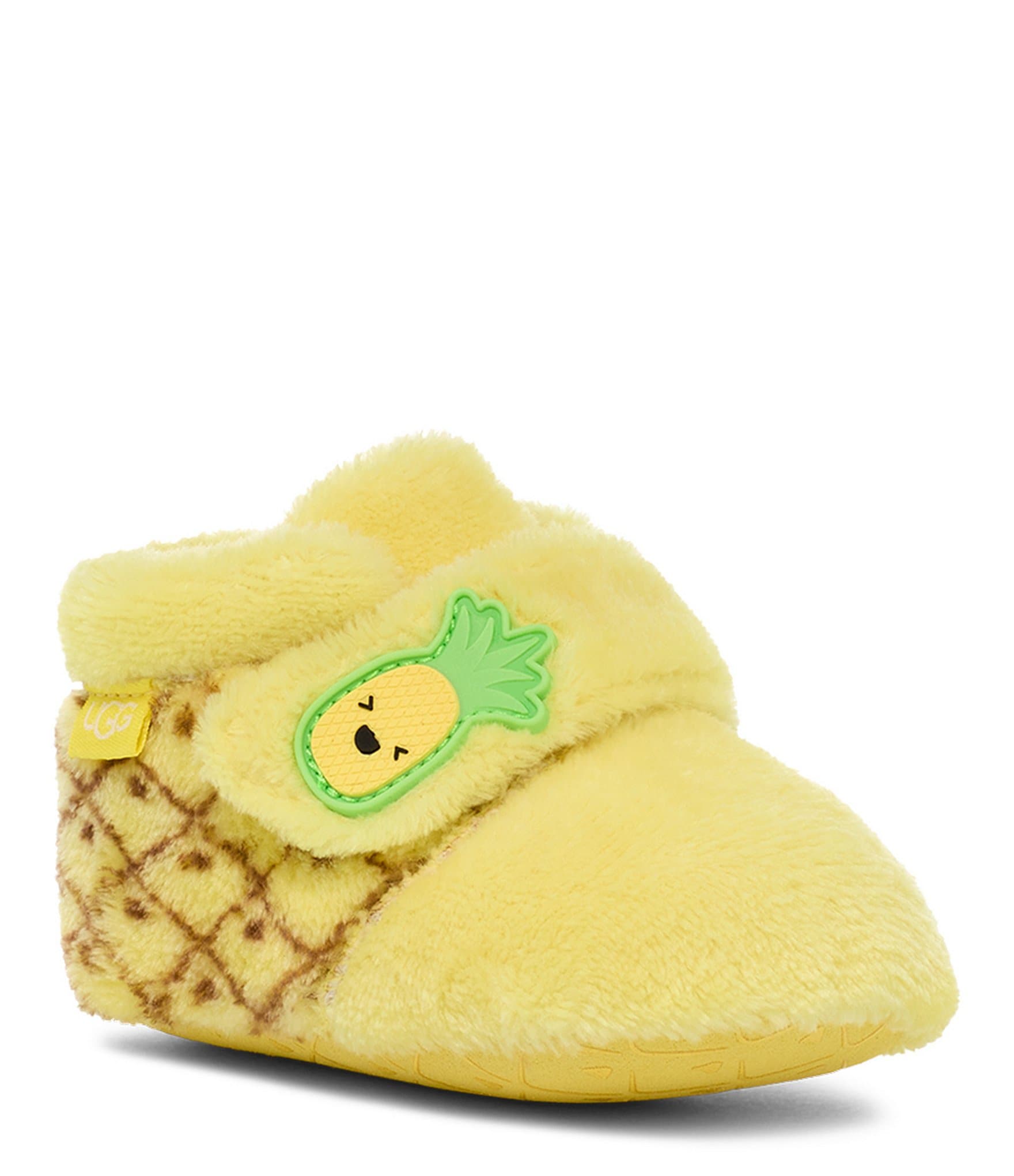 UGG Kids' Bixbee Pineapple Stuffie Washable Crib Shoes (Infant