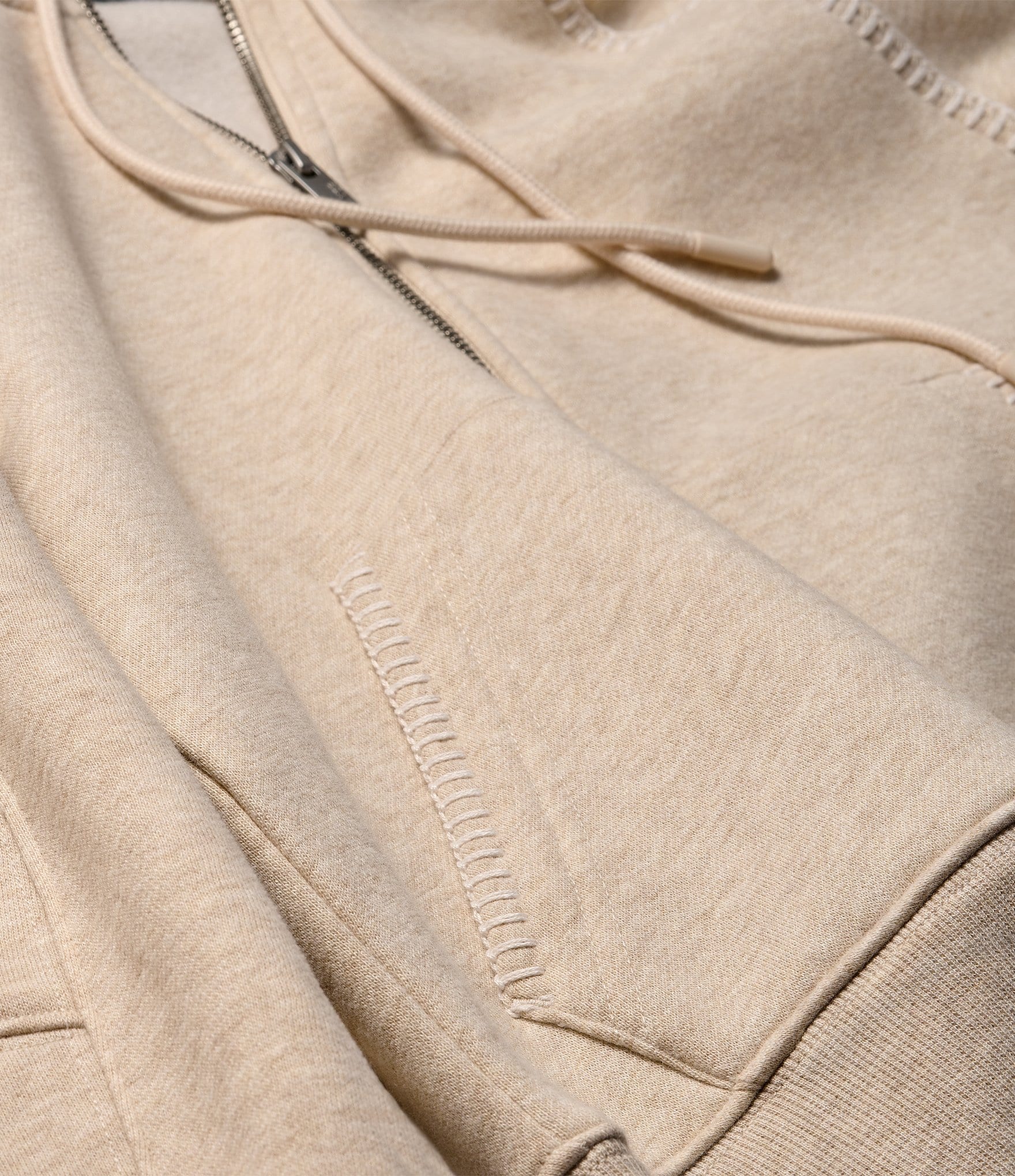 Ugg Long Sleeve Hooded Zip-Front Cotton Fleece Jacket
