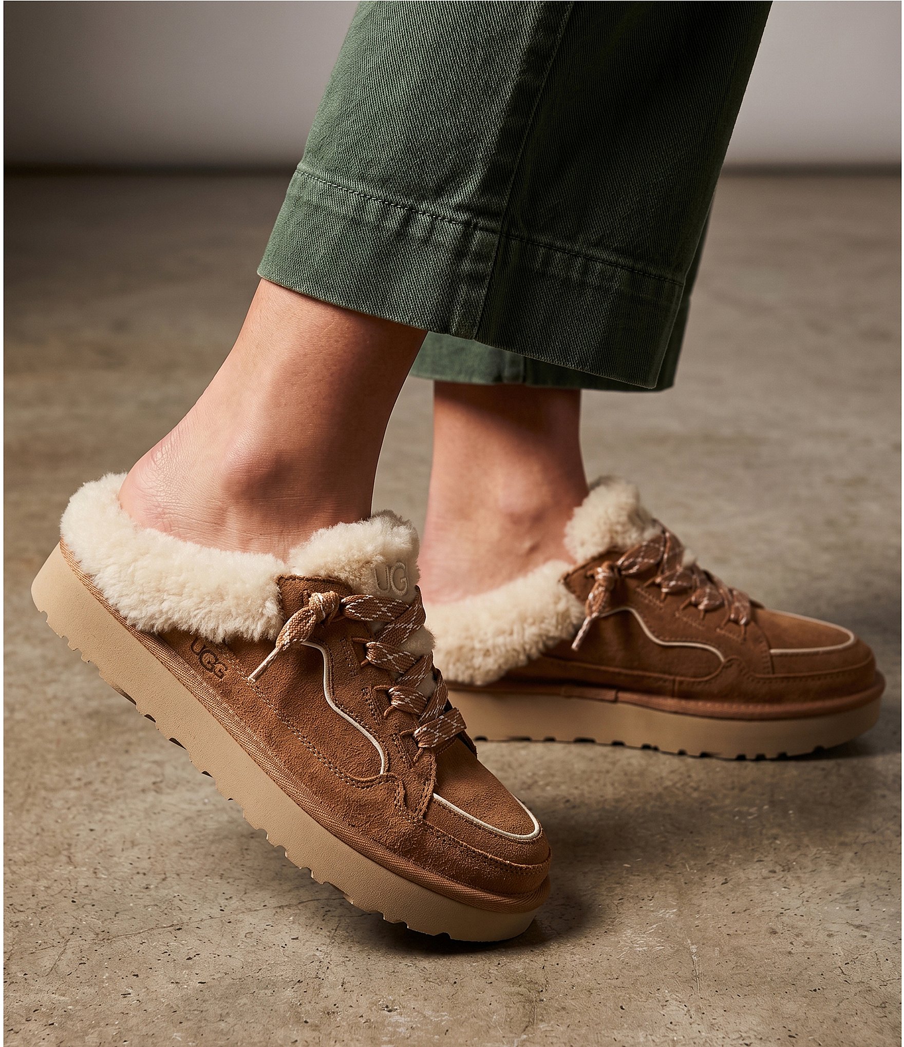 UGG Lowmel Suede Mules