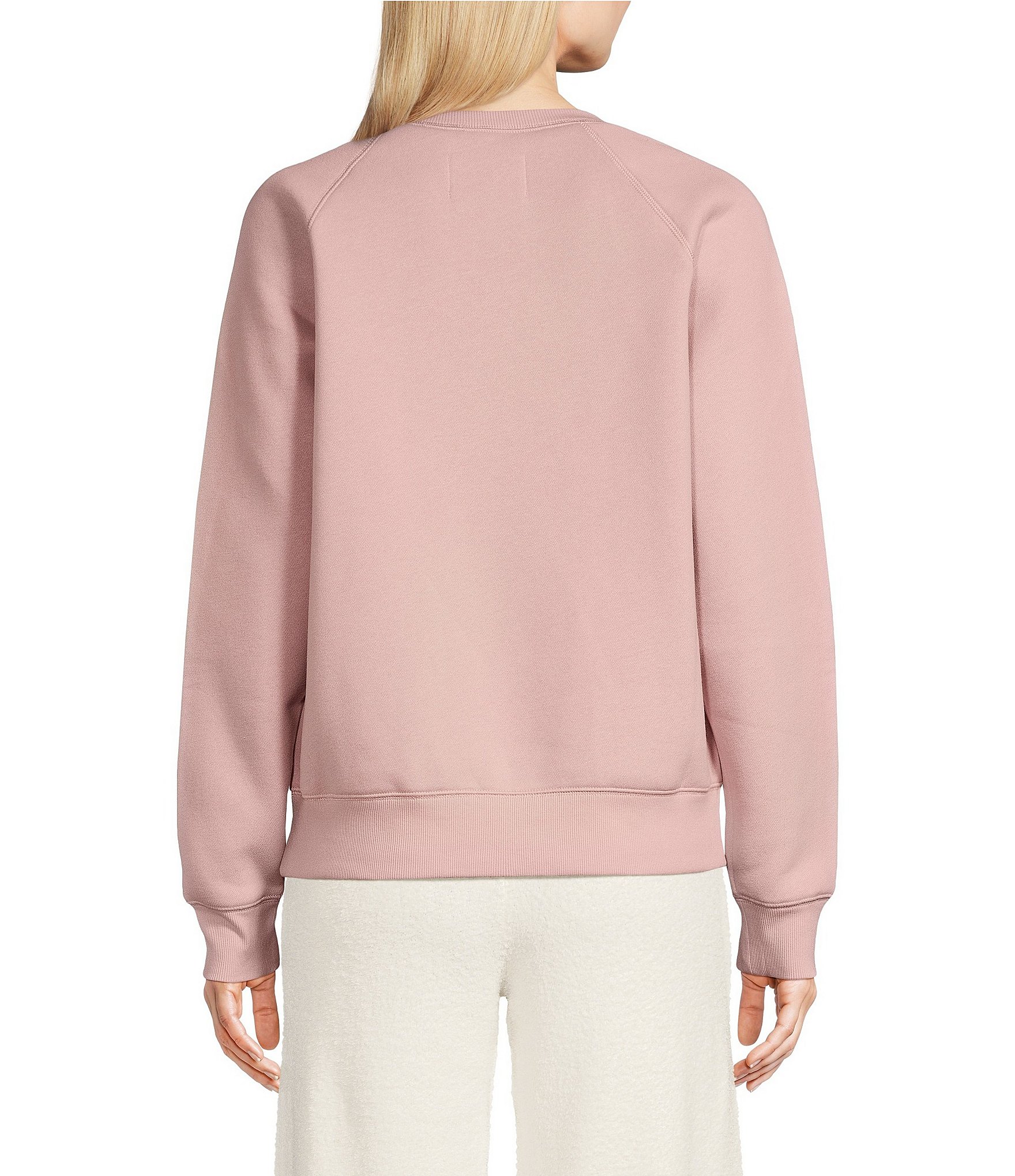 UGG® Madeline Fuzzy Logo Long Sleeve Coordinating Lounge Sweatshirt