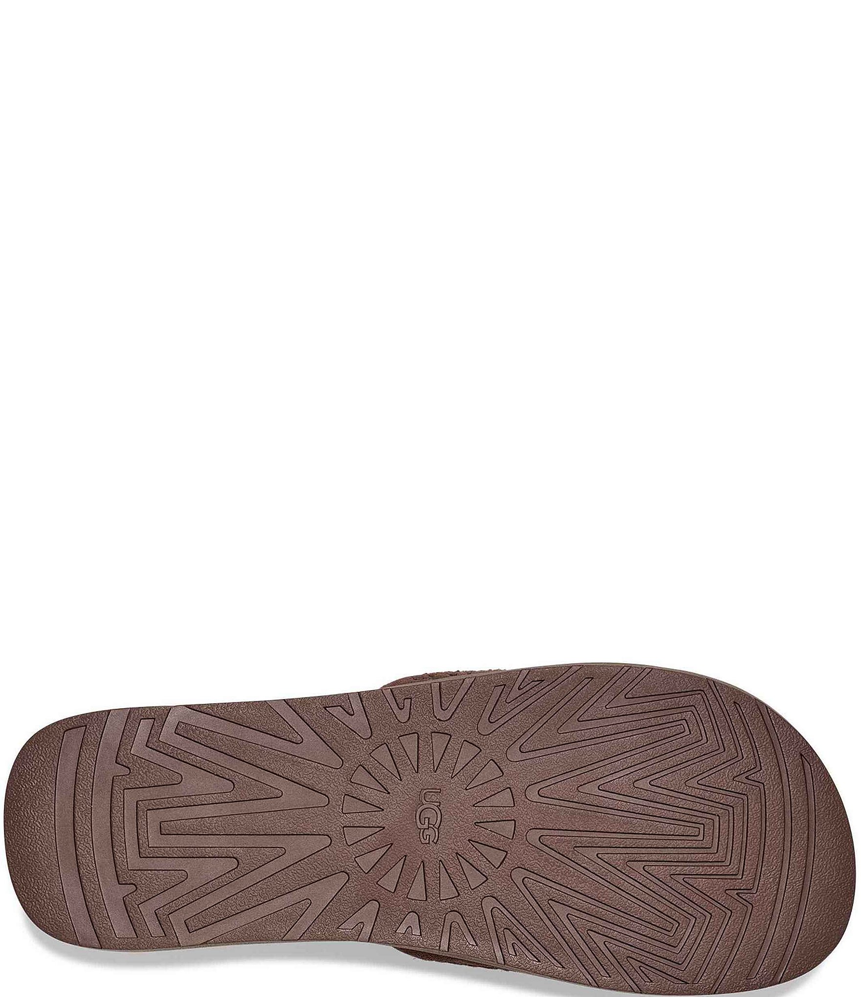 UGG Men's Seaside II Leather and Suede Slide Sandals