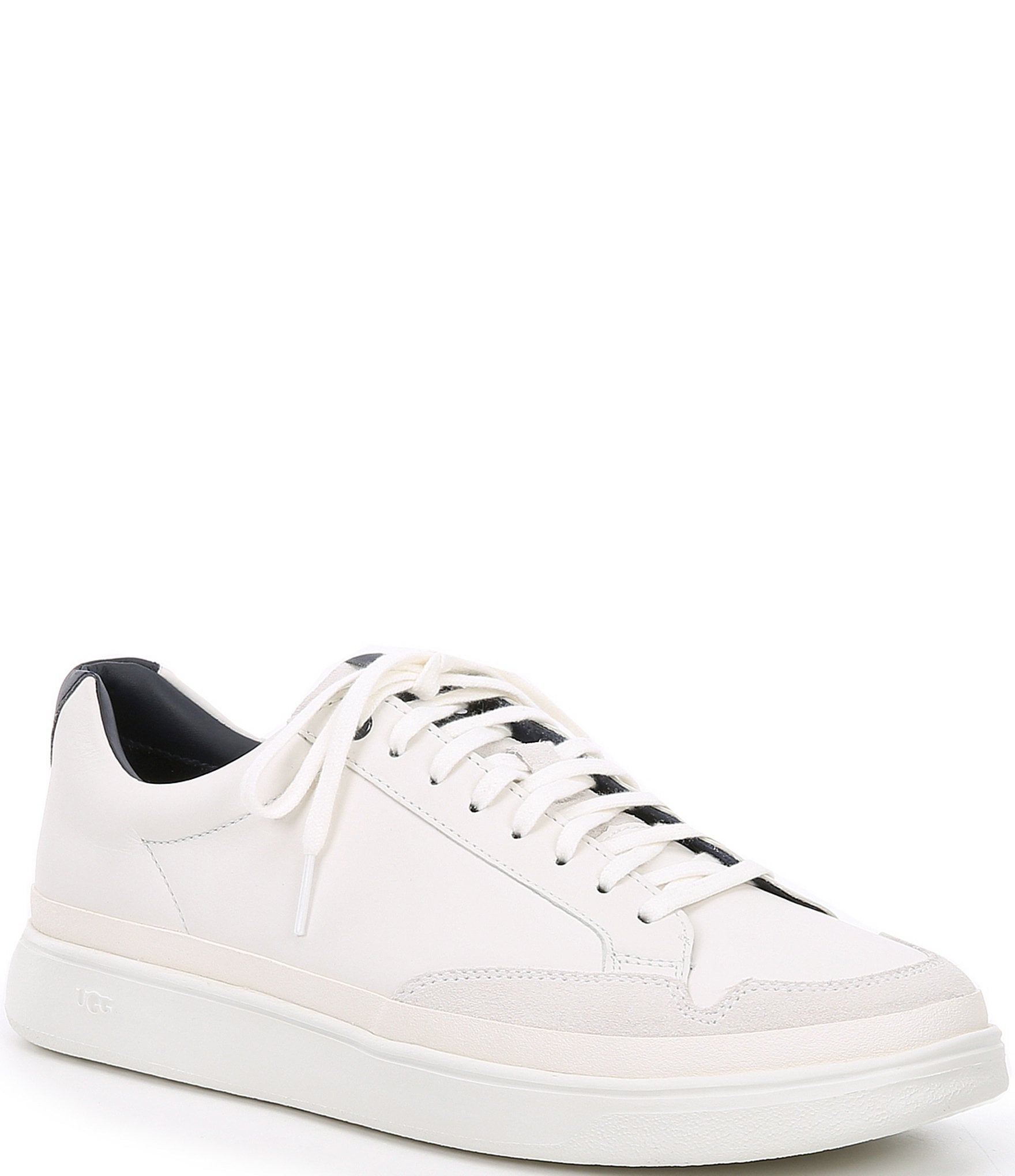 ugg white leather sneaker