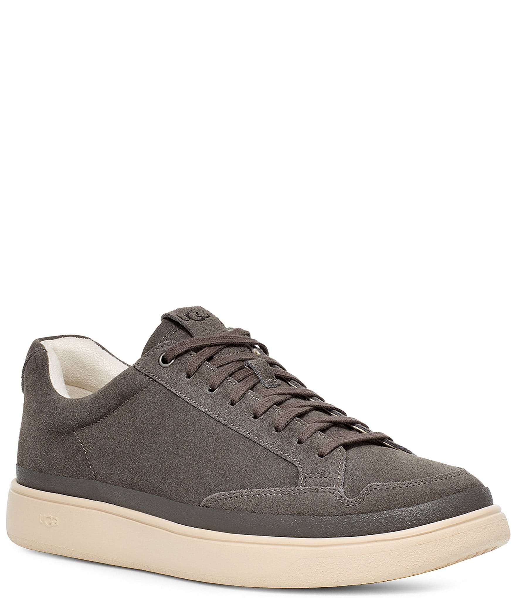 UGG Men\'s Knit Lace-Up Shoes in Light Gray and Brown UGG - MENS LACE UP BOOTS – Village Shoes Fresno main image 3
