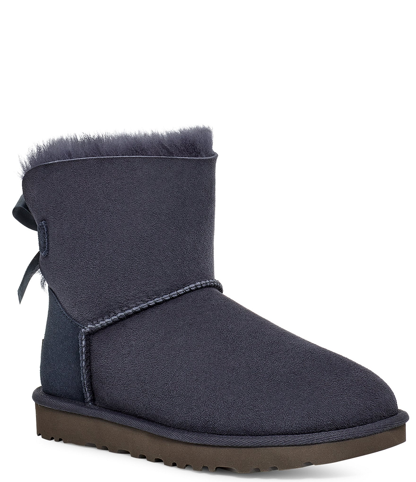 UGG Mini Bailey Bow II Water-Resistant Booties | Dillard's