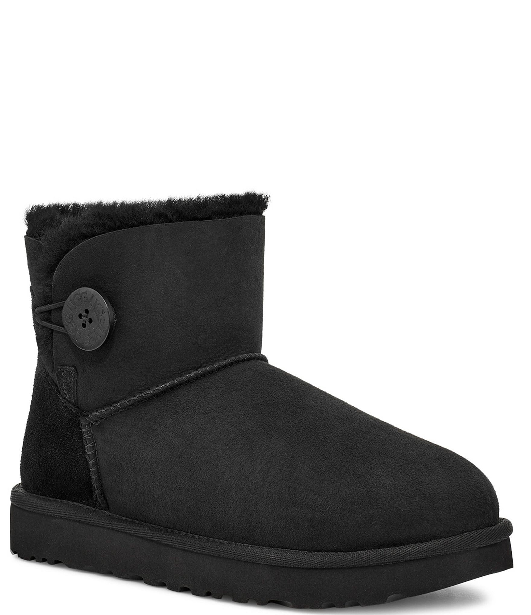 UGG® Mini Bailey Button II Water-Repellent Cold Weather Booties 