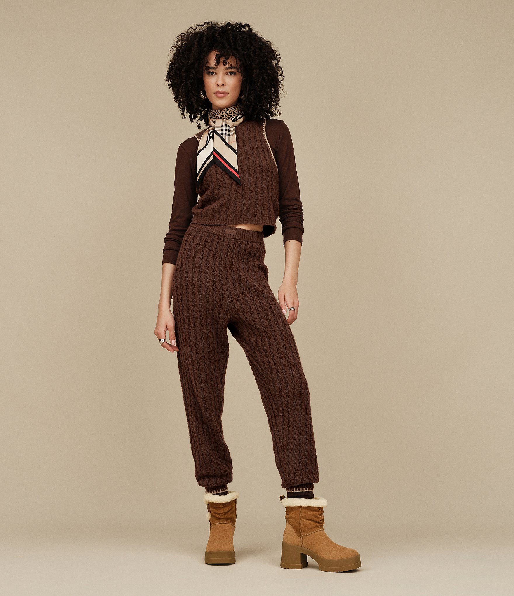 UGG Moxy Pull On Suede Sheepskin Collar Platform Block Heel Booties