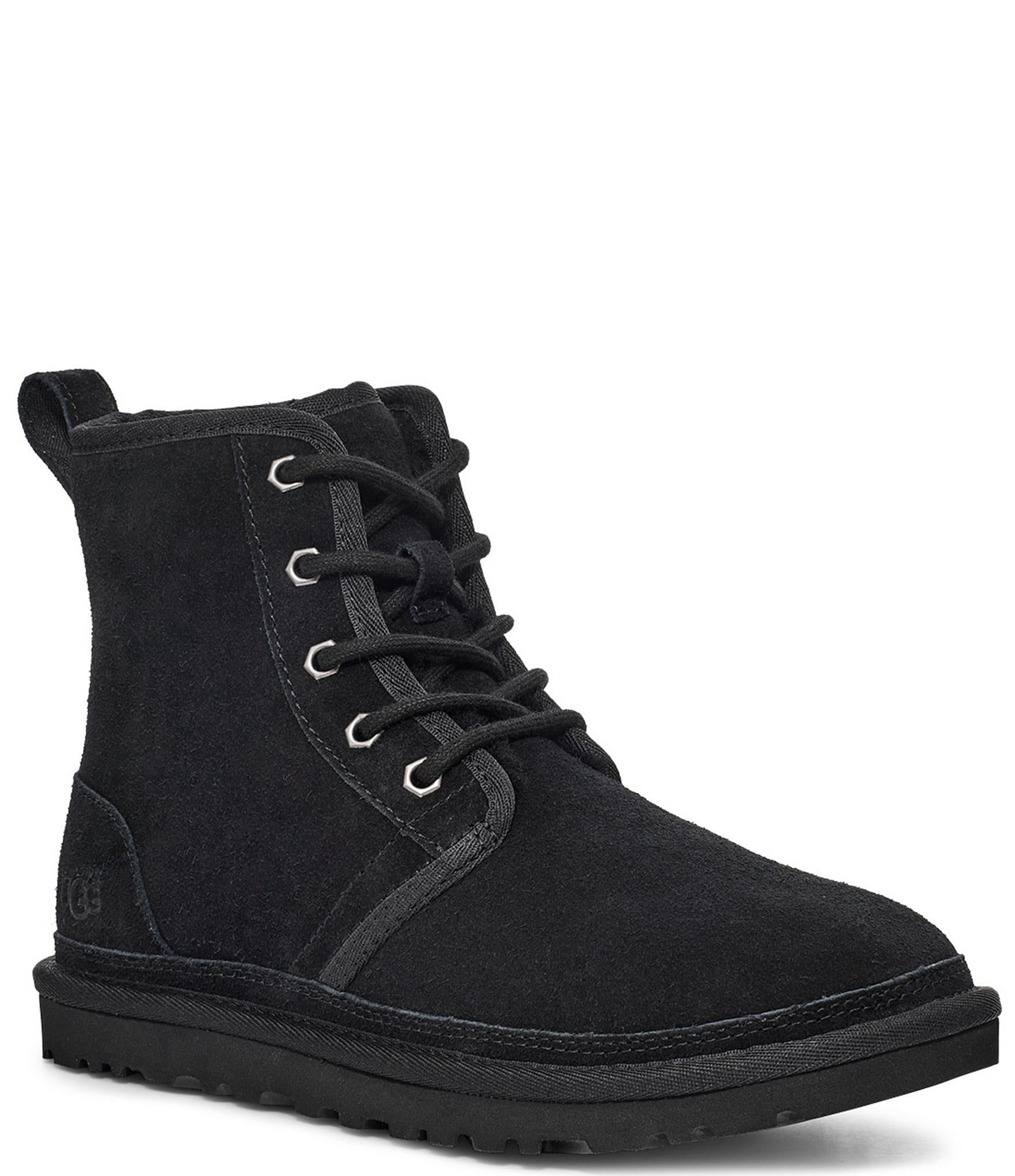 UGG Neumel High Suede Lace-Up Booties | Dillard's