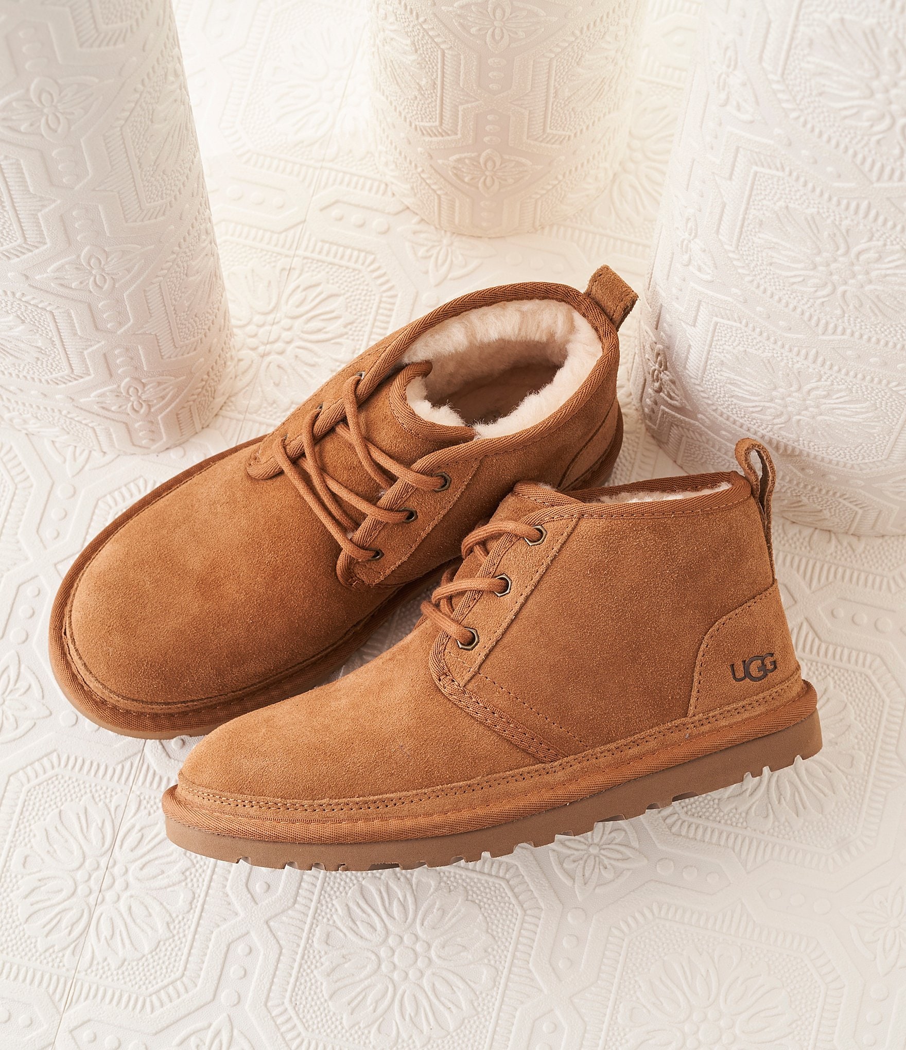 UGG Women's Neumel Suede Lace-Up Chukka Boots