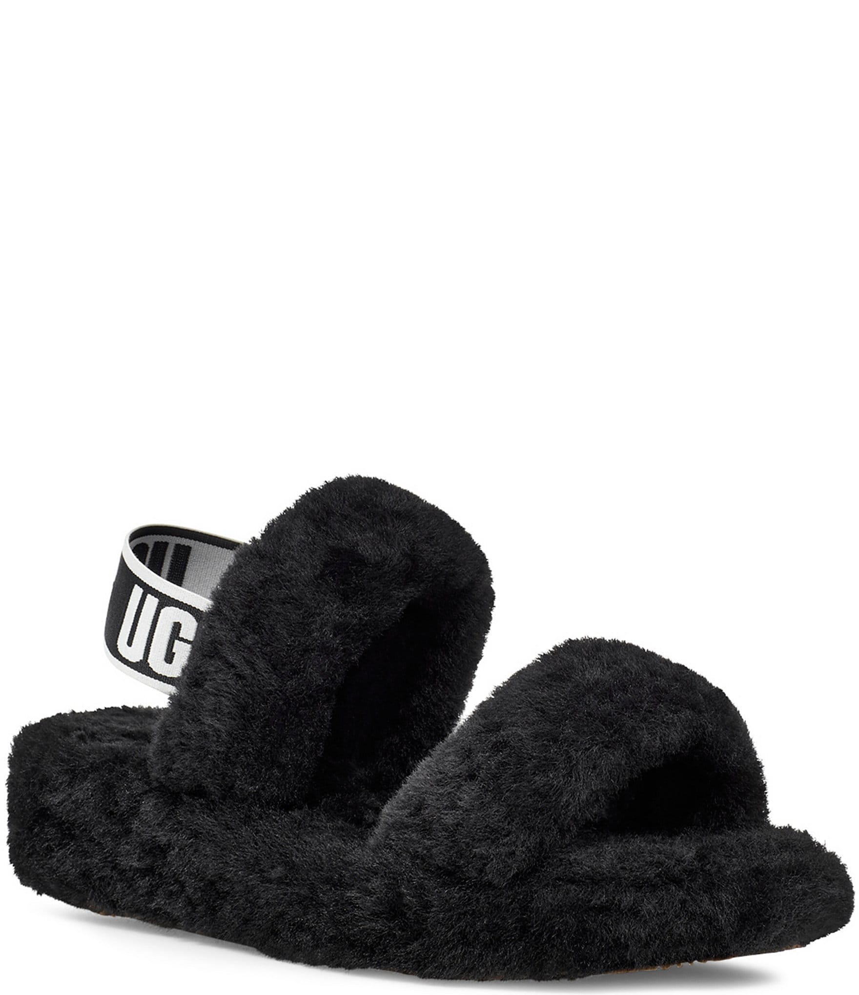 Ugg slides online black