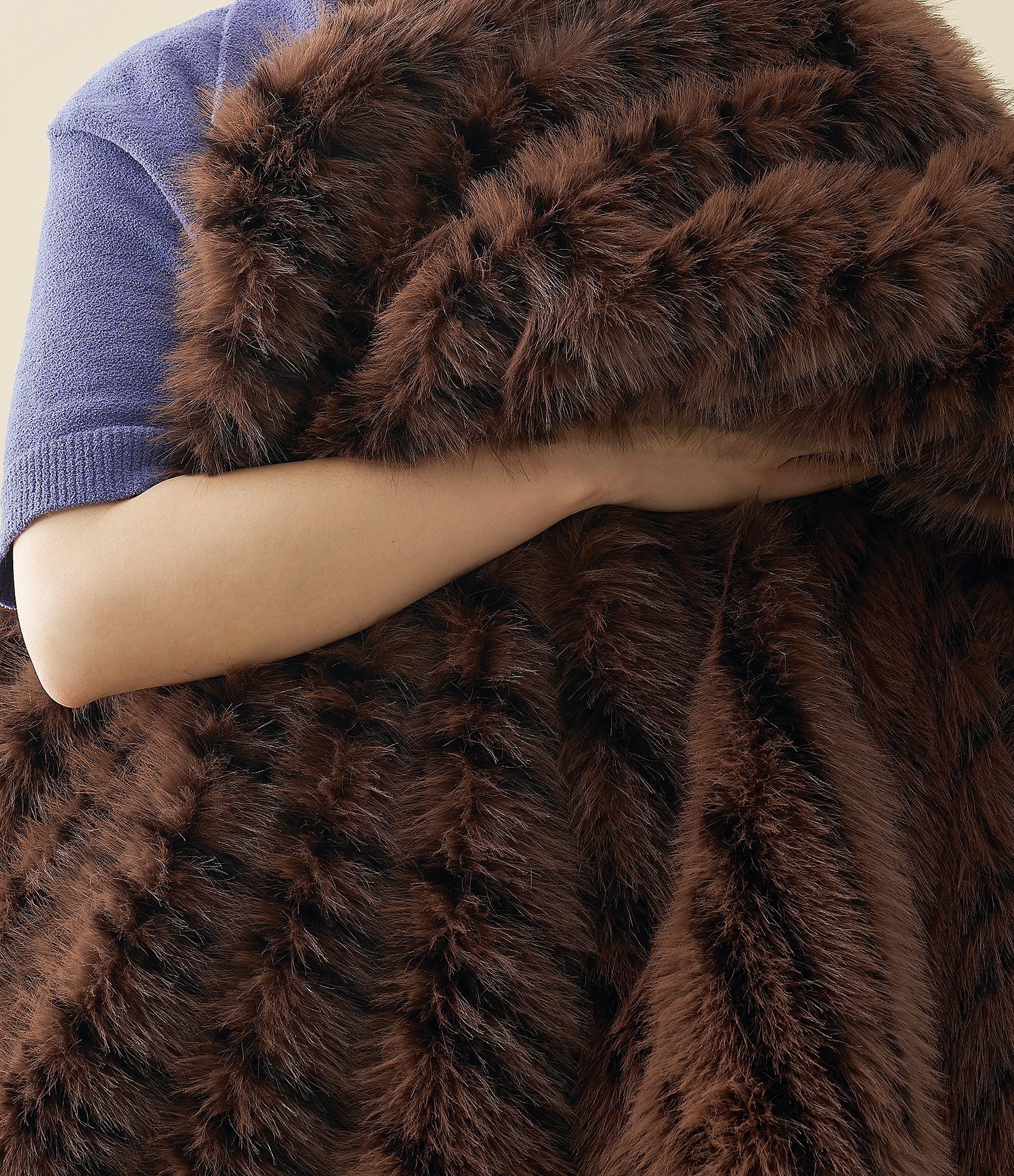 UGG Petra Faux Fur Throw Blanket