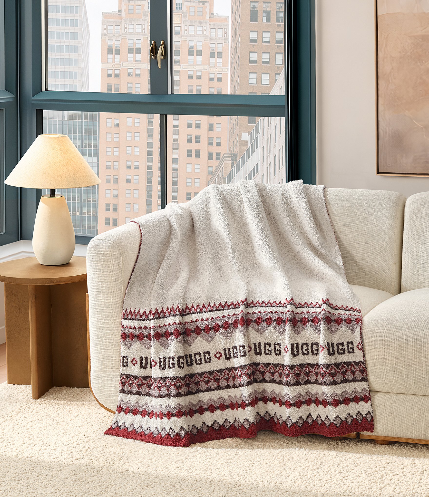 UGG Polaris UGGisle Fair Isle Throw Blanket