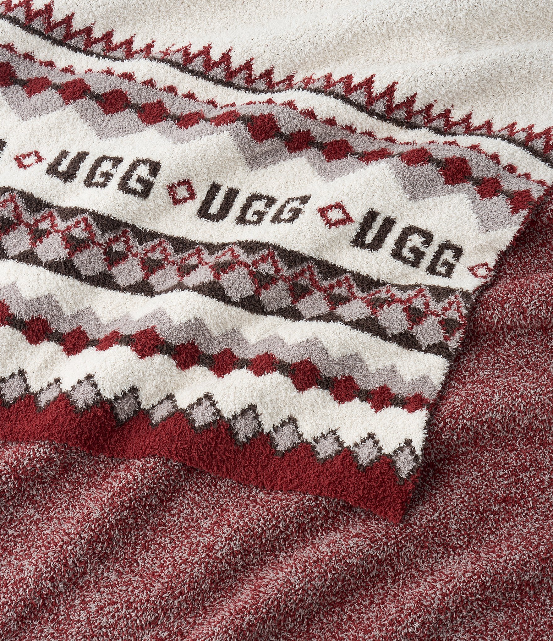 UGG Polaris UGGisle Fair Isle Throw Blanket