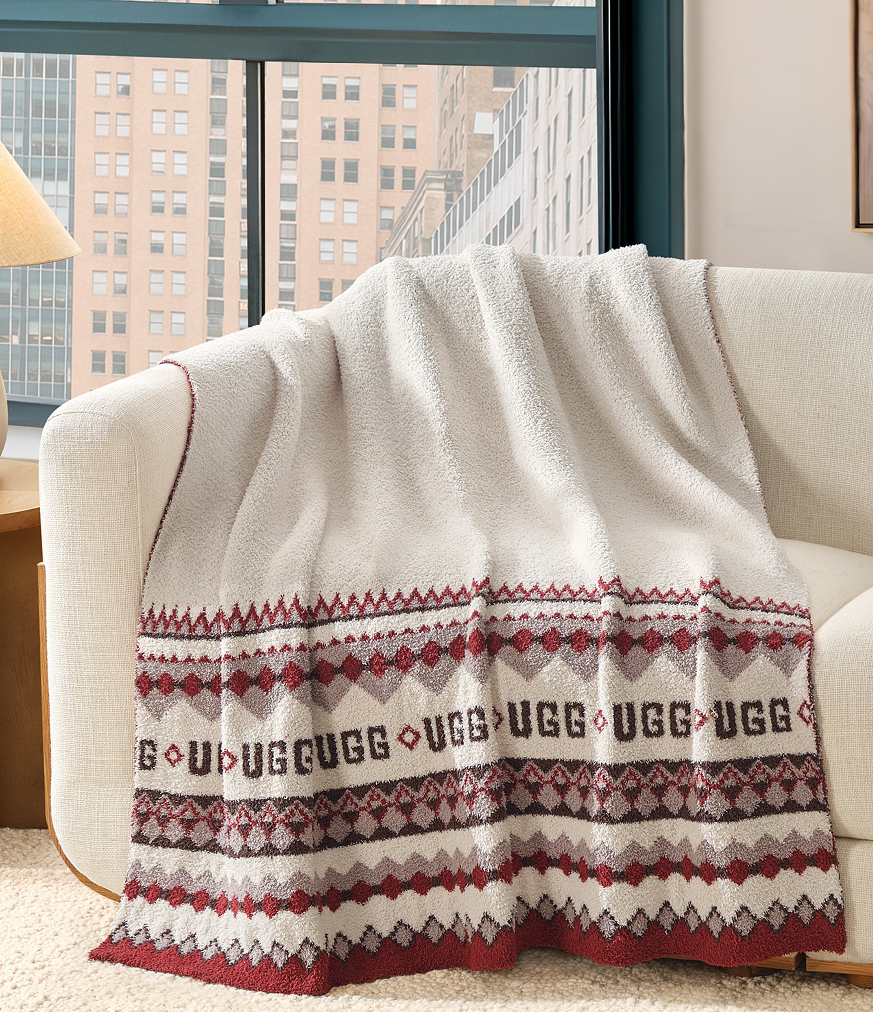 UGG Polaris UGGisle Fair Isle Throw Blanket
