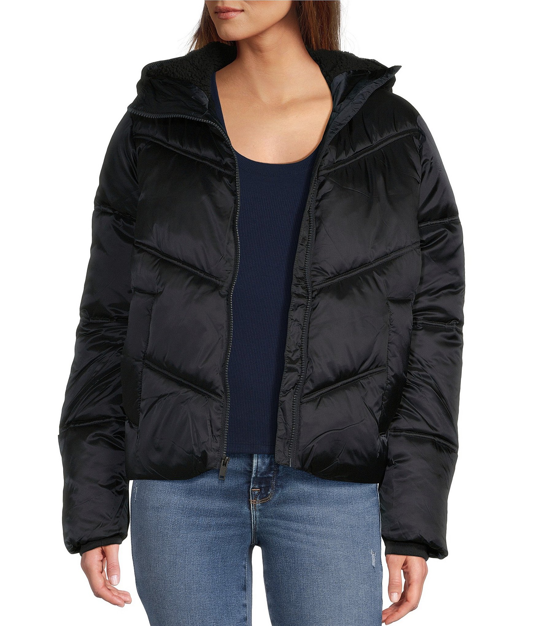 puffer coats Women s Jackets Blazers Dillard s