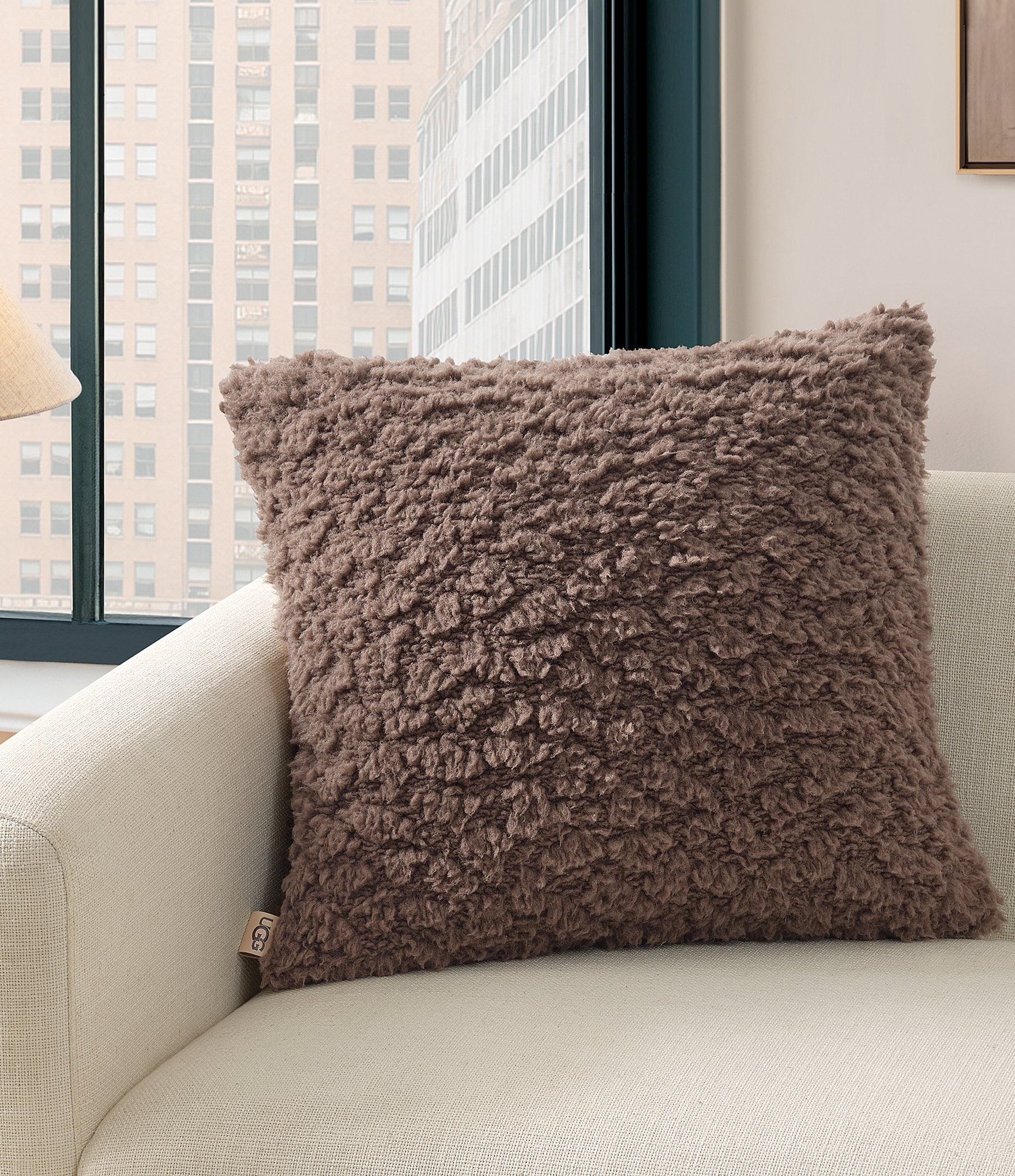 UGG Shira Textured Sherpa Euro Pillow