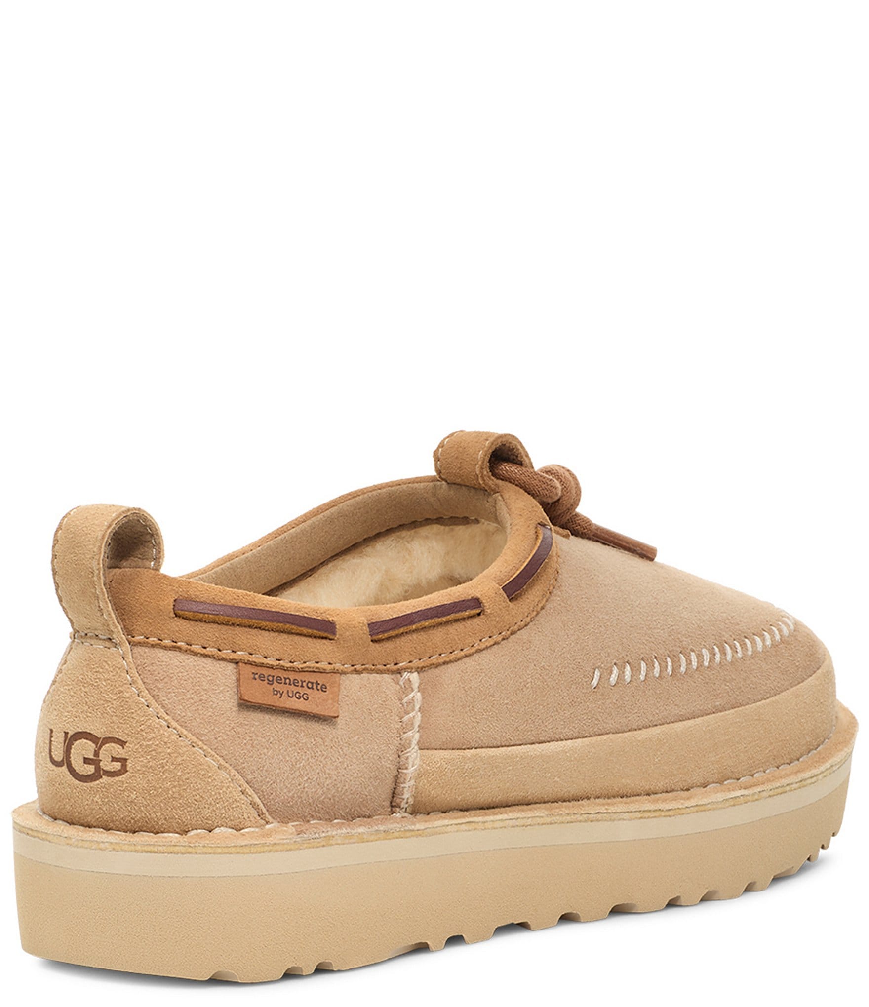 UGG Women's Tasman Crafted Regenerate Suede Clog Slippers