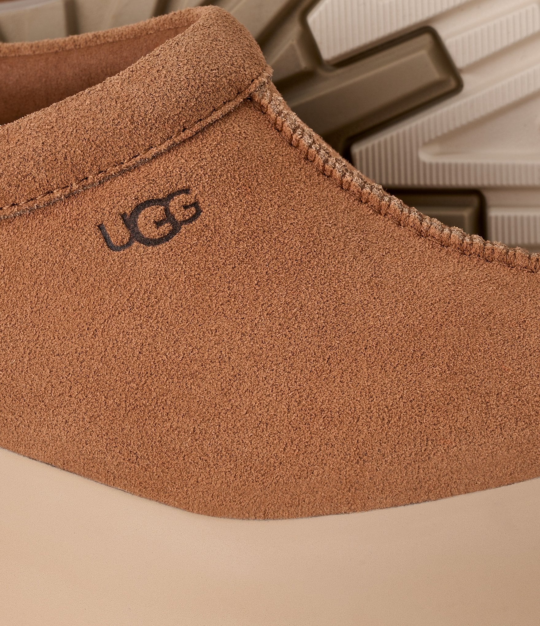 UGG Women's Tasman StreetScape Suede Clog Slippers