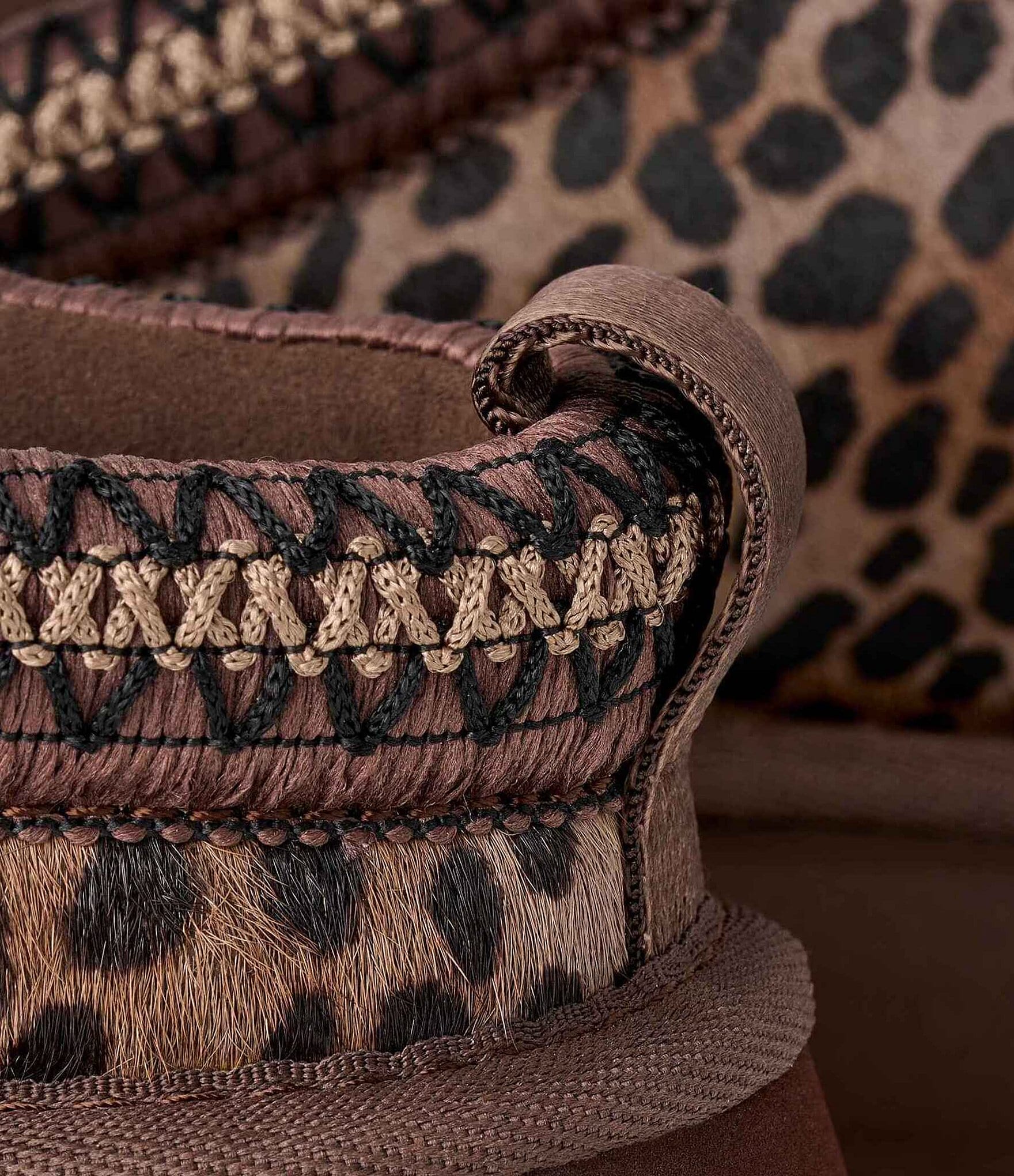 UGG Tazz Caspian Spotted Calf Hair Clogs