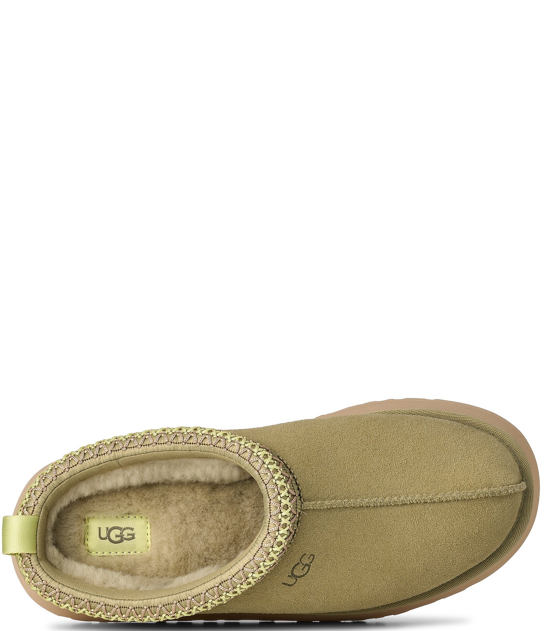 UGG Tazz II Suede Logo Detail Platform Clog Slippers