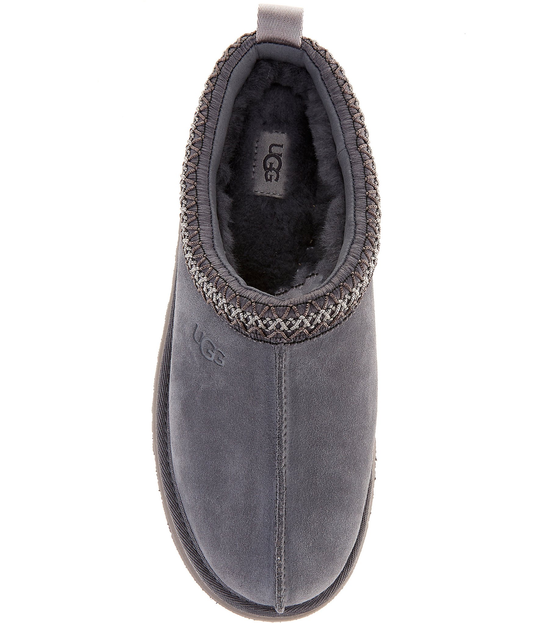 UGG Tazz II Suede Logo Detail Platform Clog Slippers