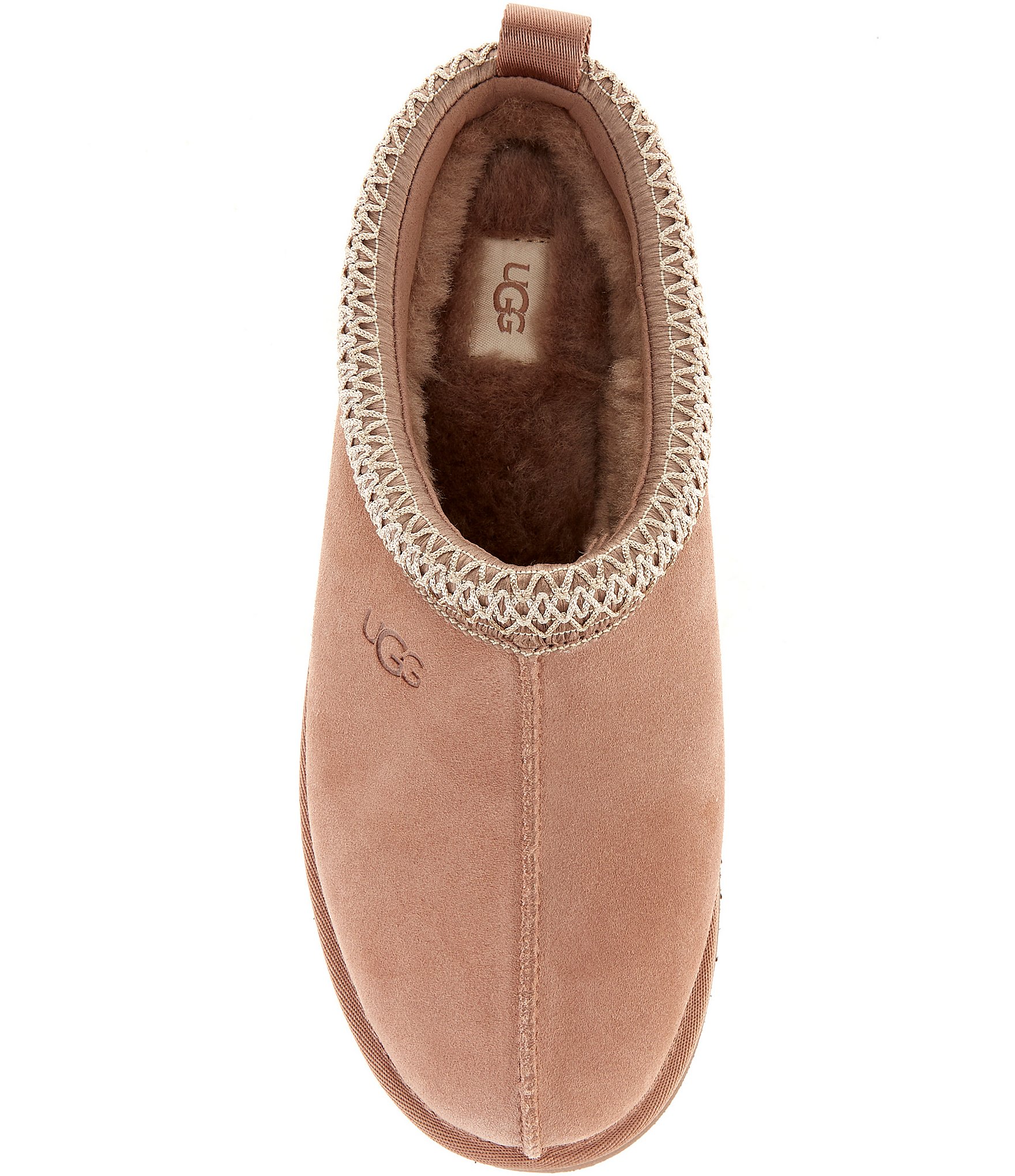 UGG Tazz II Suede Logo Detail Platform Clog Slippers