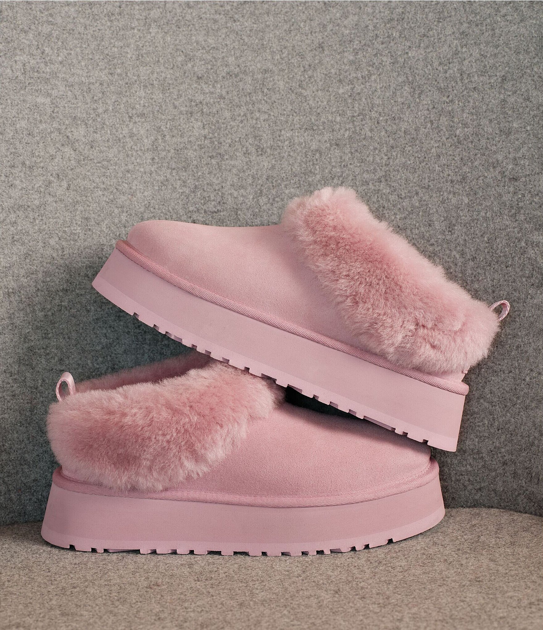 UGG Tazzelle Suede Platform Family Matching Slippers