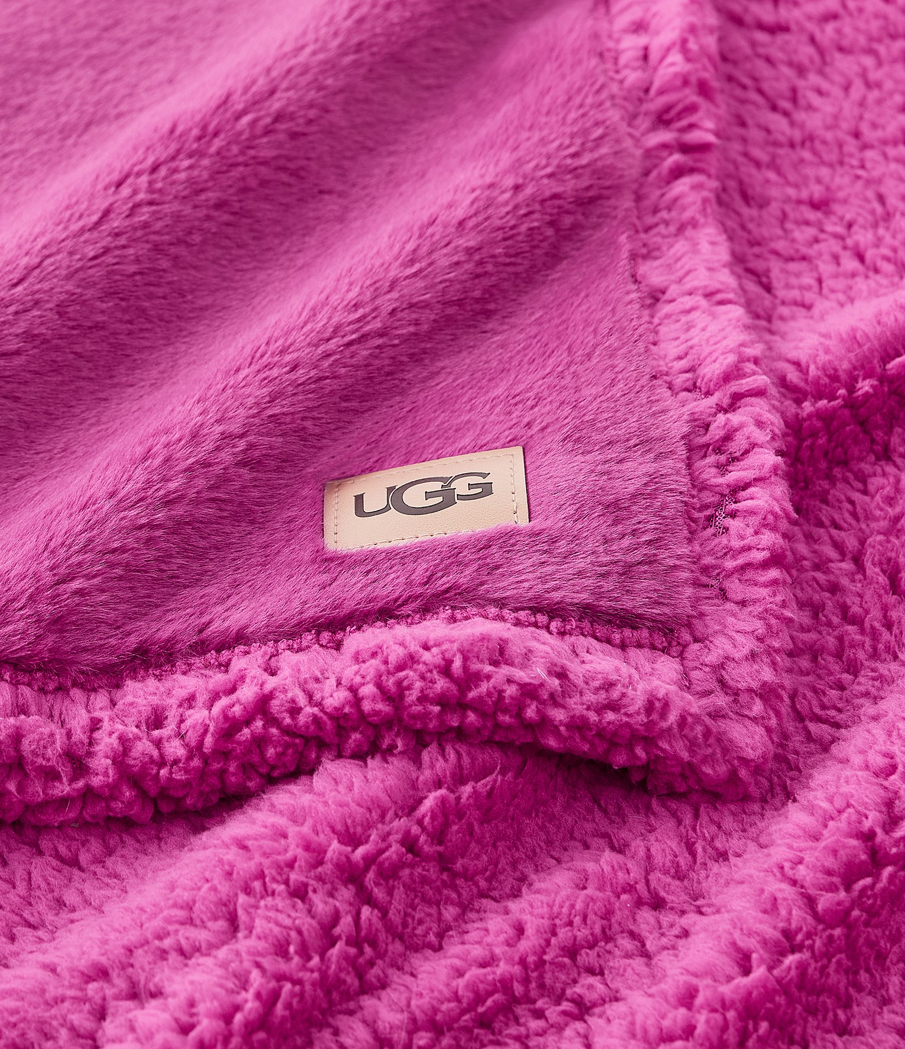 UGG UGGfluff Cynthia Faux Fur Reversible Throw Blanket