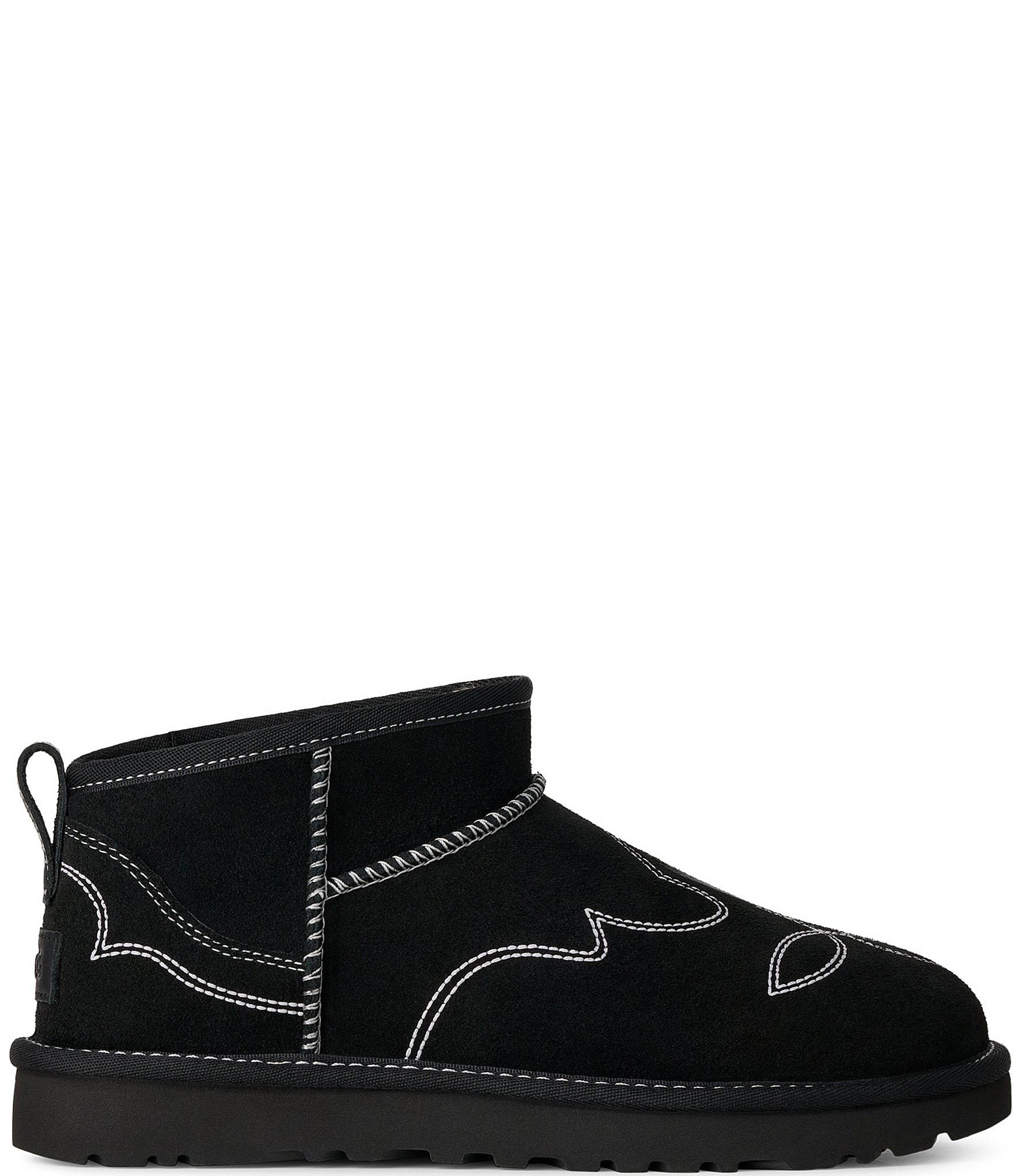 UGG Women's Classic Ultra Mini Western Suede Ankle Booties