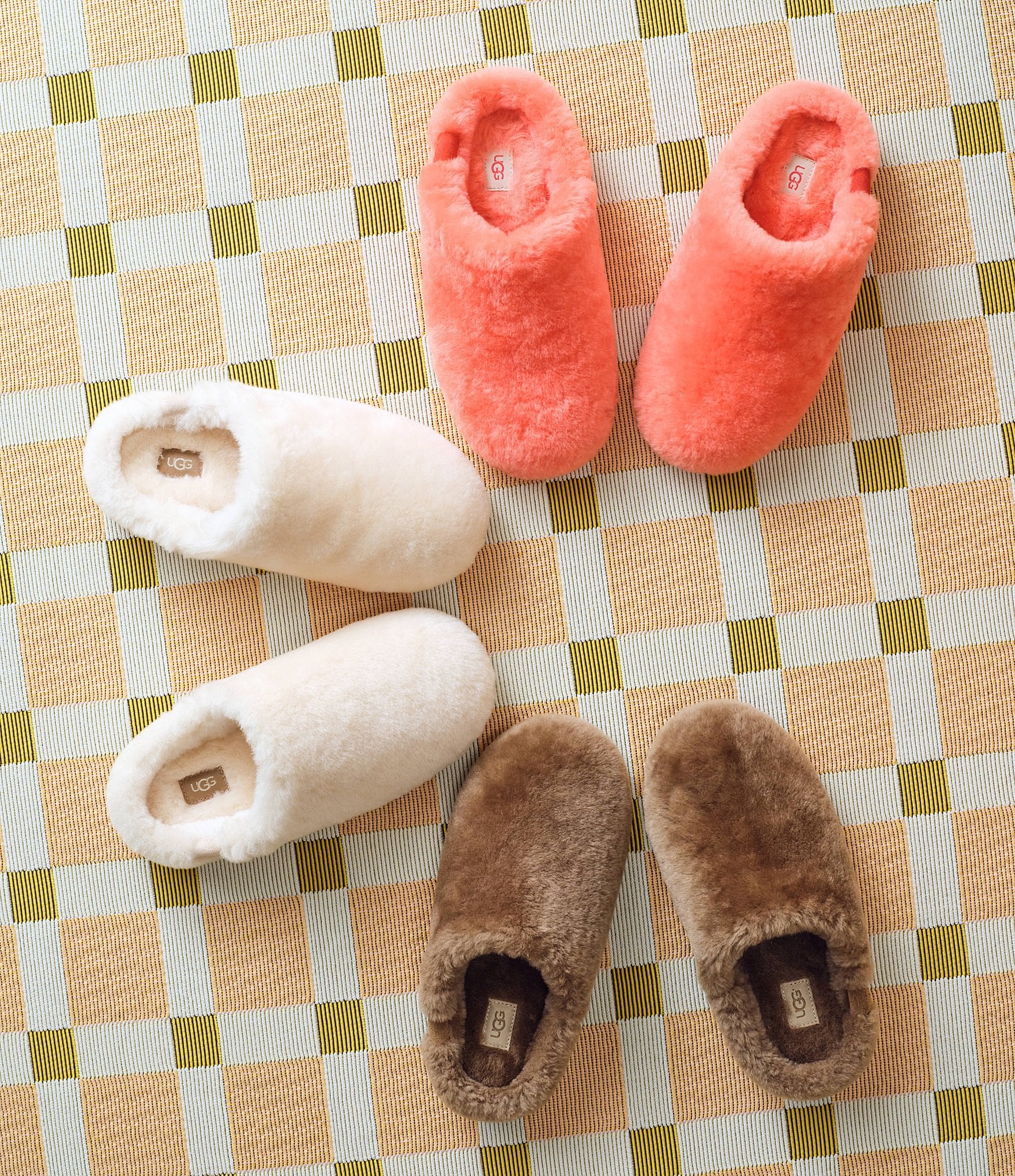 UGG Women's Elea Fluffed Slip-On Mule Slippers