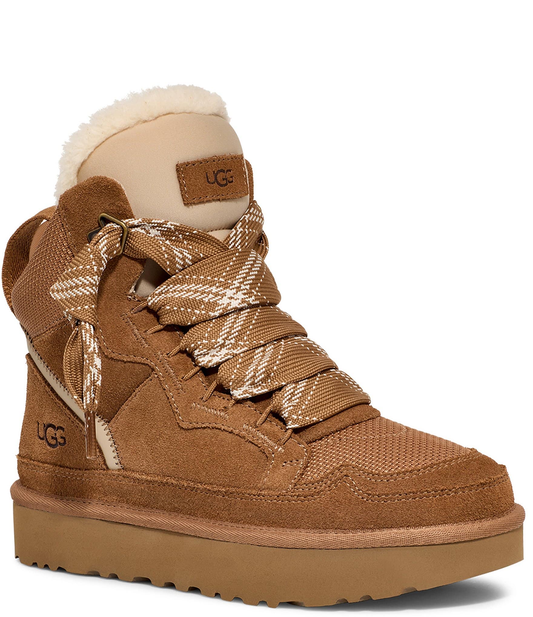 UGG Women's Lowmel Suede and Mesh Sneakers