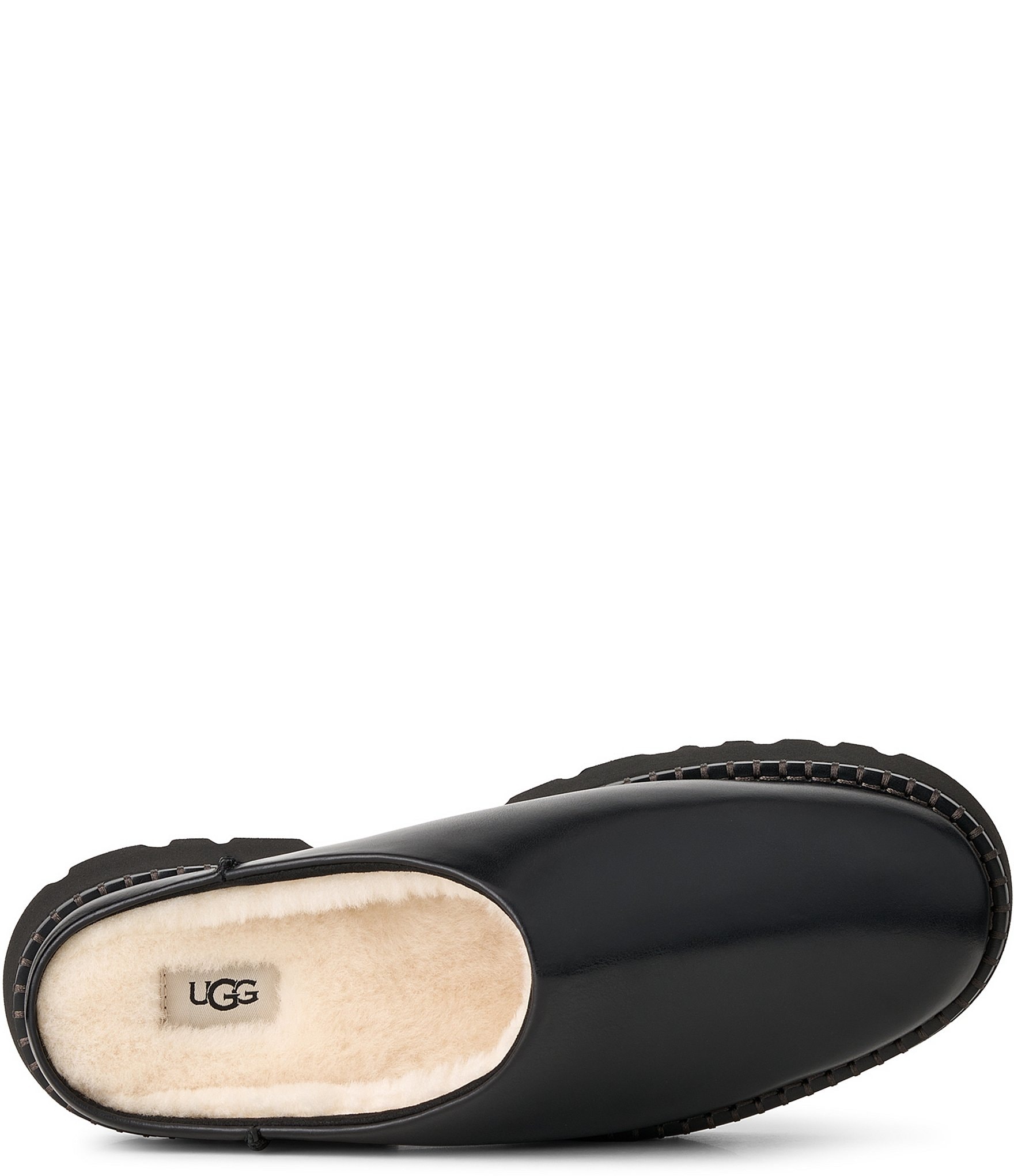 UGG Women's Uptowner Leather Shearling Lined Mules