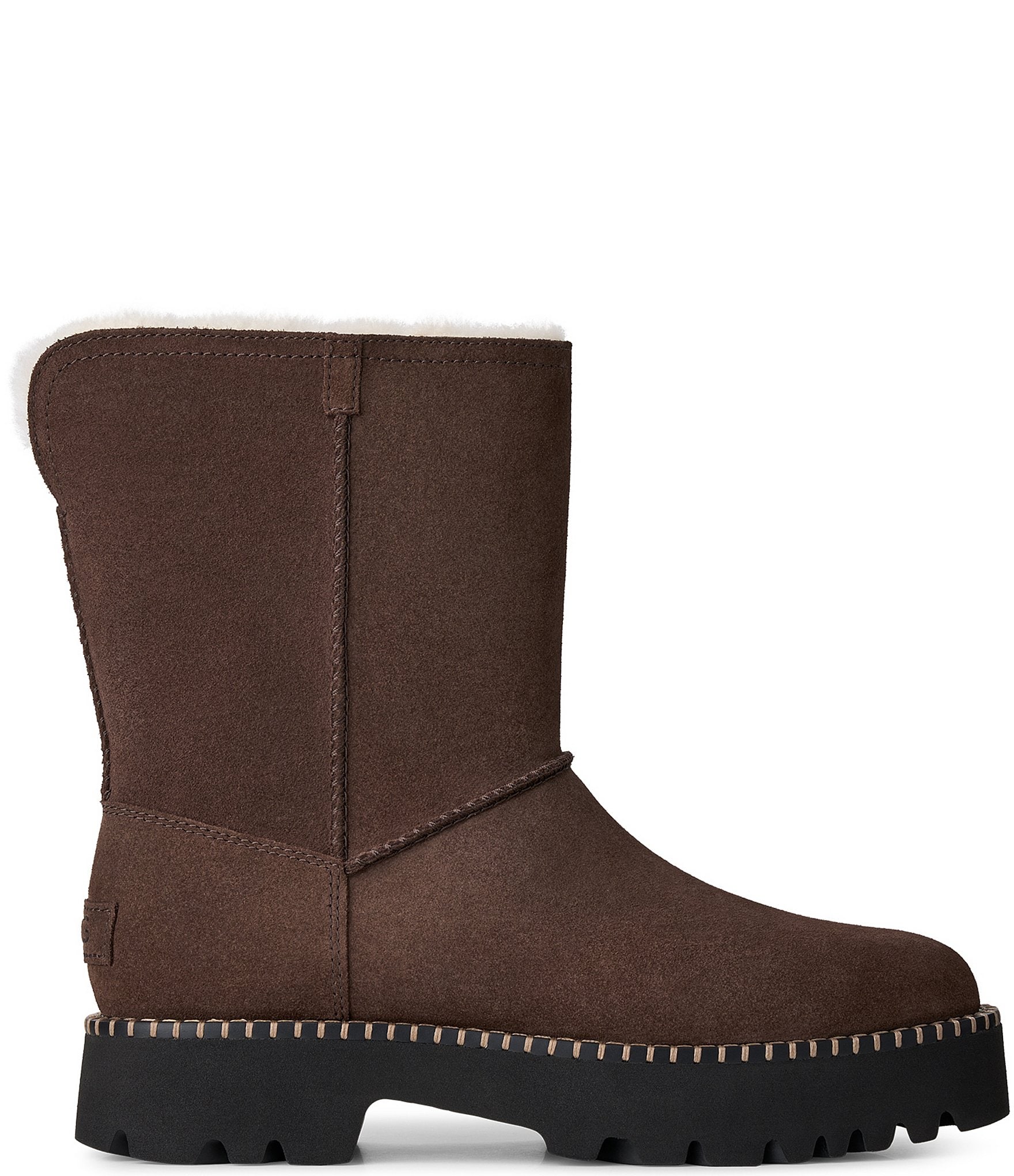 UGG Women's Uptowner Suede Shearling Lined Booties