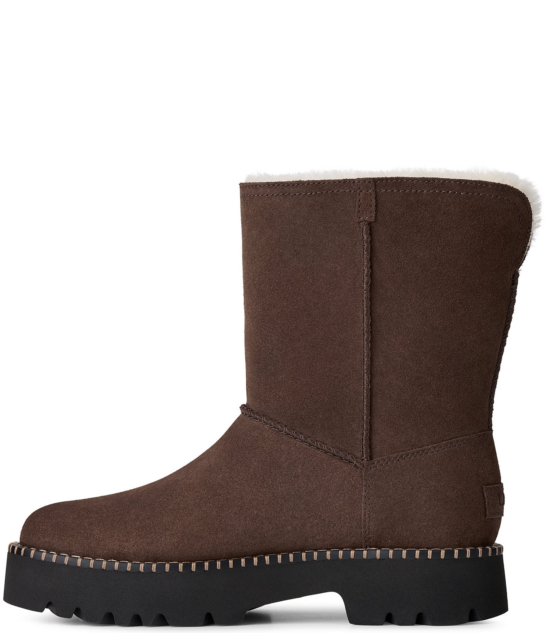 UGG Women's Uptowner Suede Shearling Lined Booties