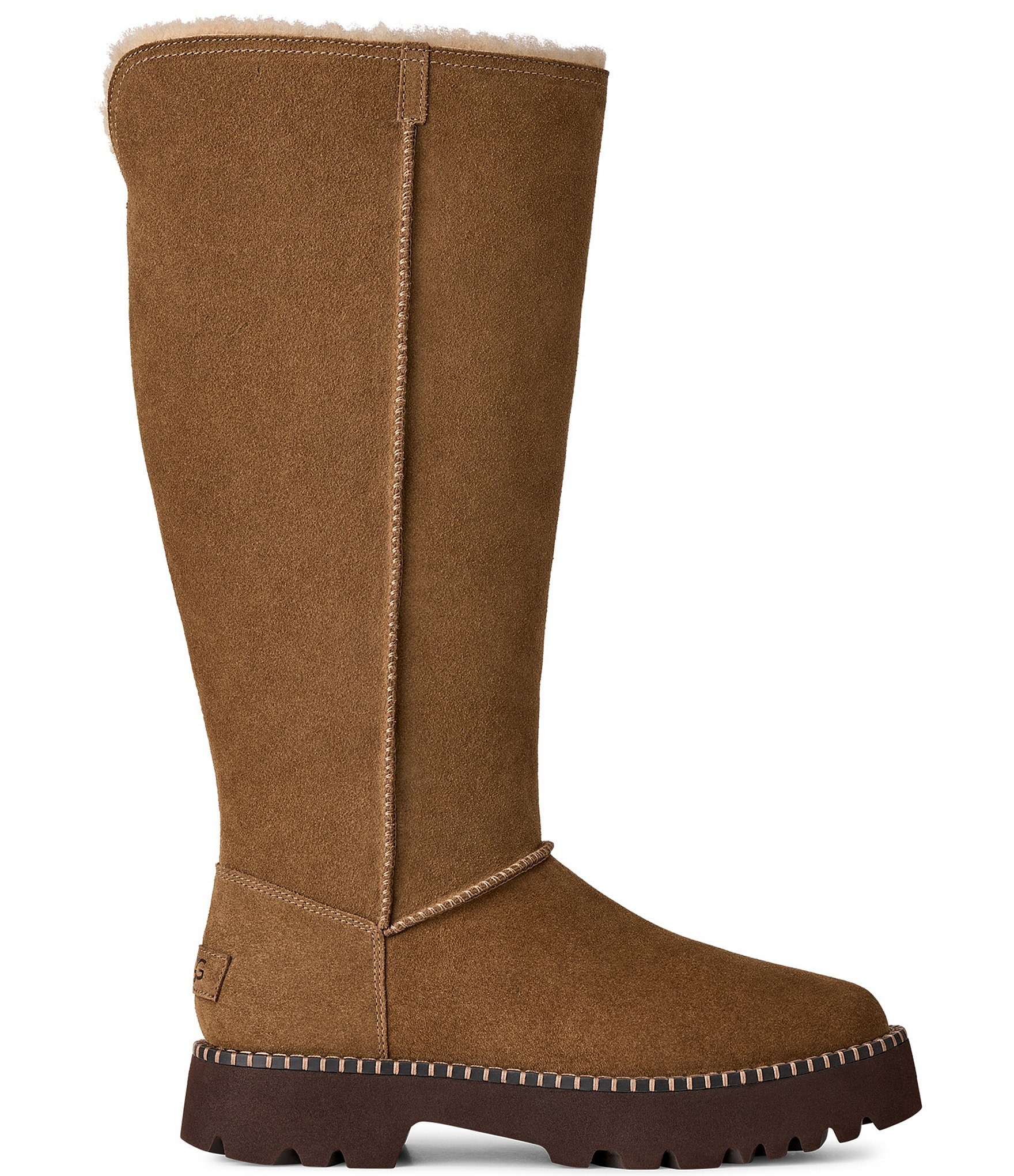UGG Women's Uptowner Suede Platform Tall Boots