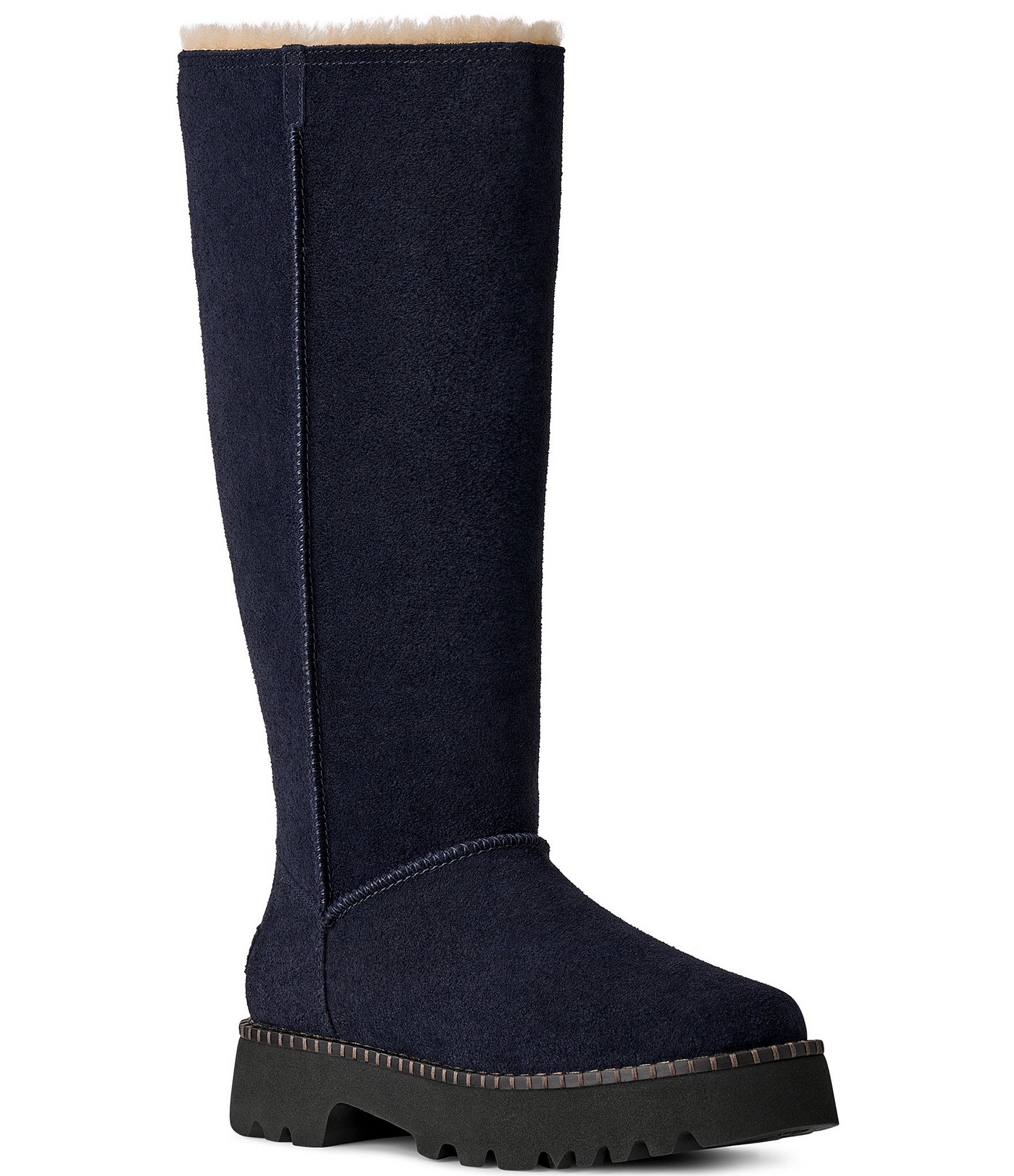 UGG Women's Uptowner Suede Platform Tall Boots