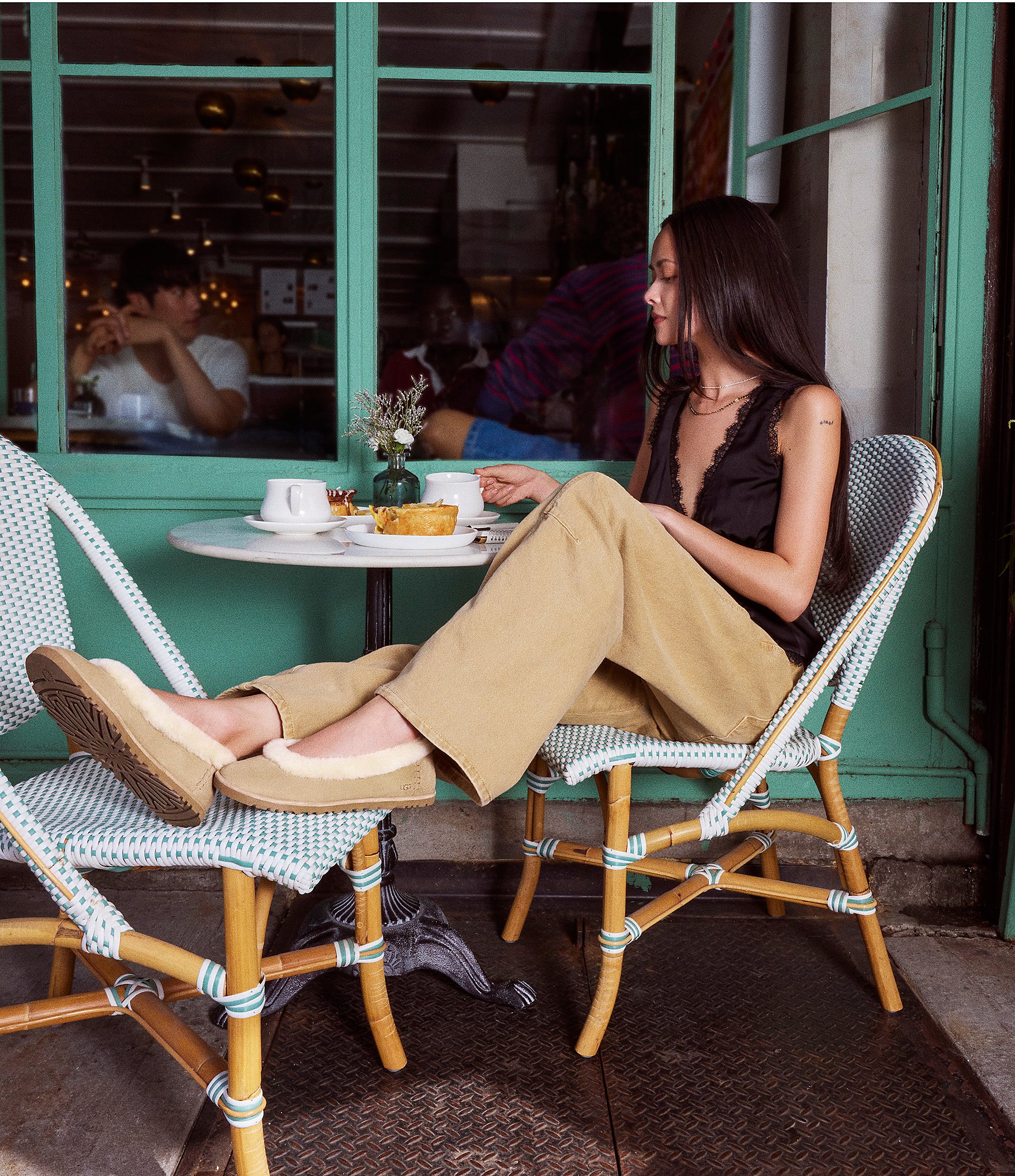 UGG Zora Suede Ballet Flats