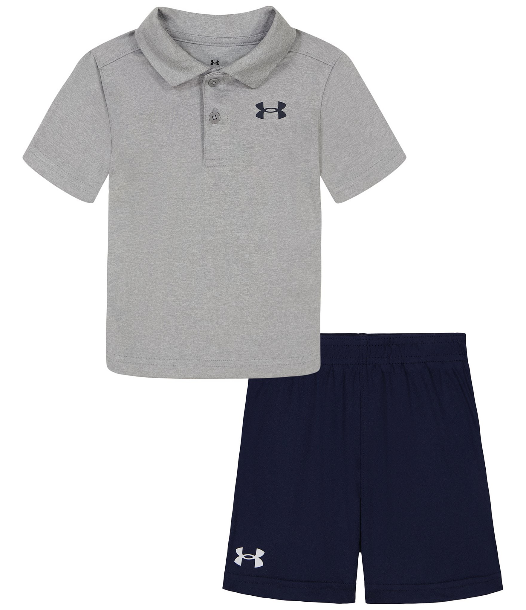 Under Armour Baby Boys 12-24 Months Short Sleeve Polo Tee & Shorts Set