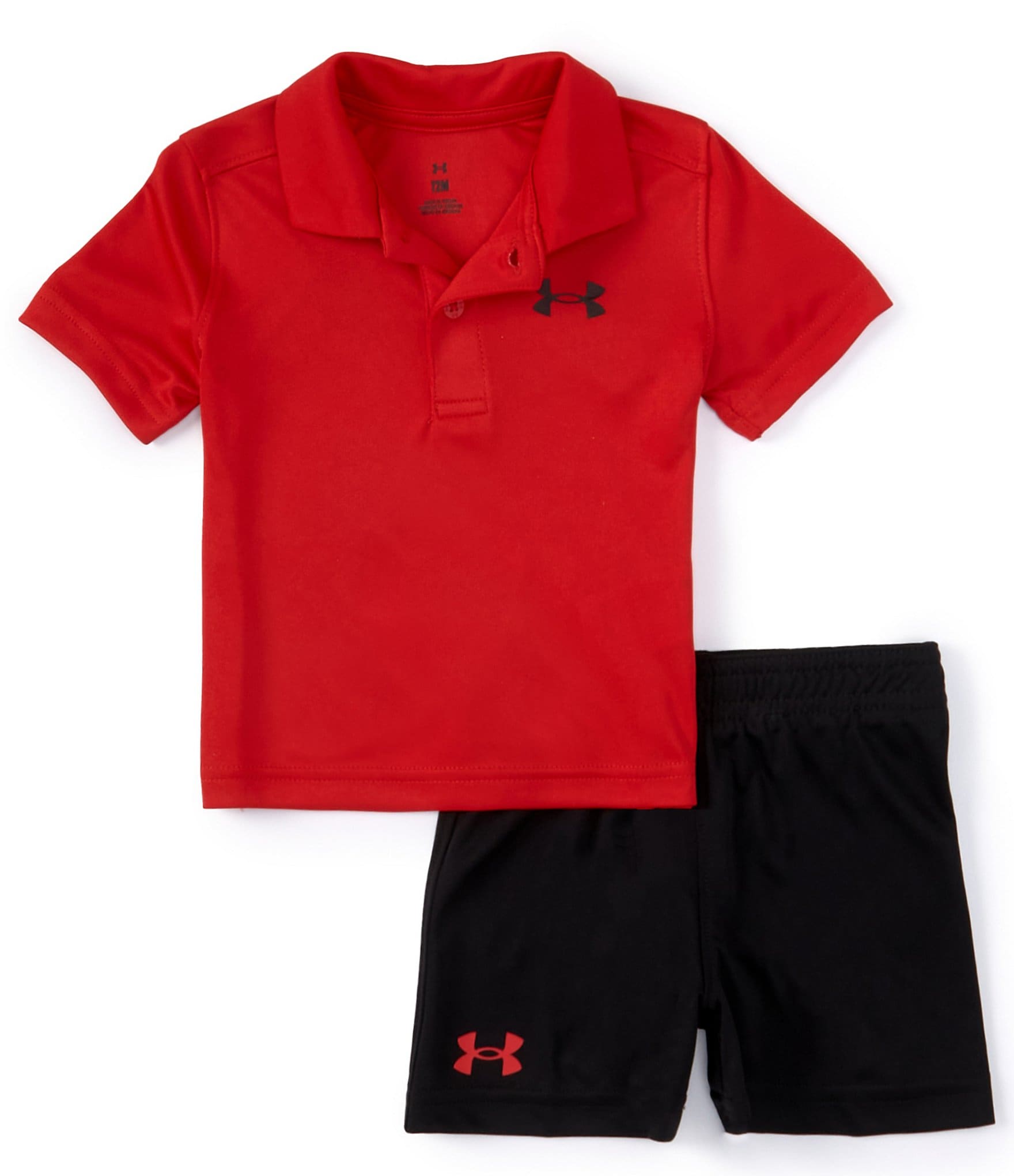 Under Armour Baby Boys 12-24 Months Short Sleeve Polo Tee & Shorts Set