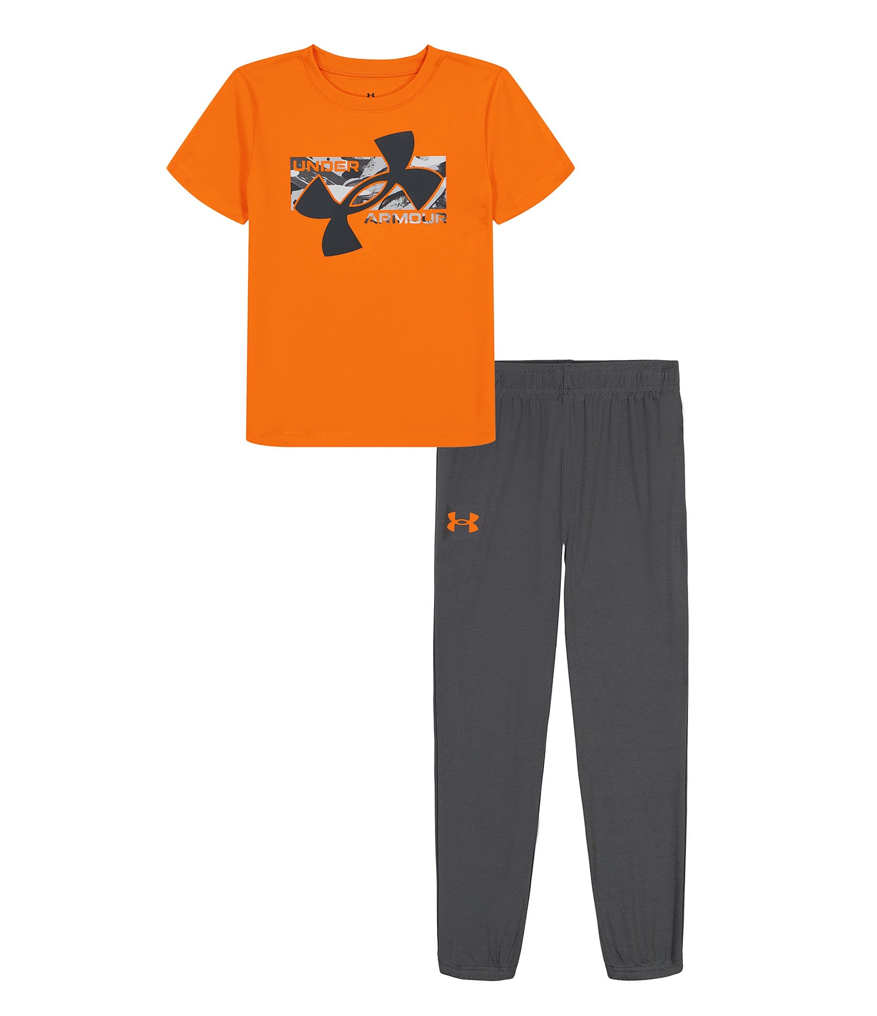 Under Armour Baby Boys 12-24 Months Short-Sleeve Speed Tech T-Shirt & Solid Interlock Jogger Pant Set