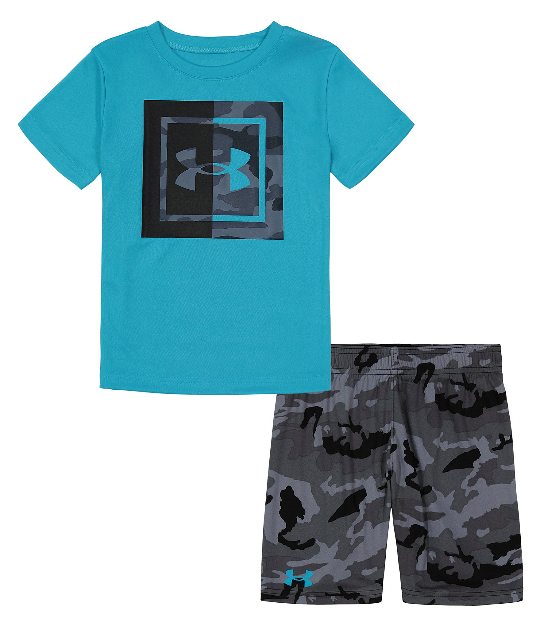 Under Armour Baby Boys 12 24 Months Short Sleeve Woodland Camo Tee