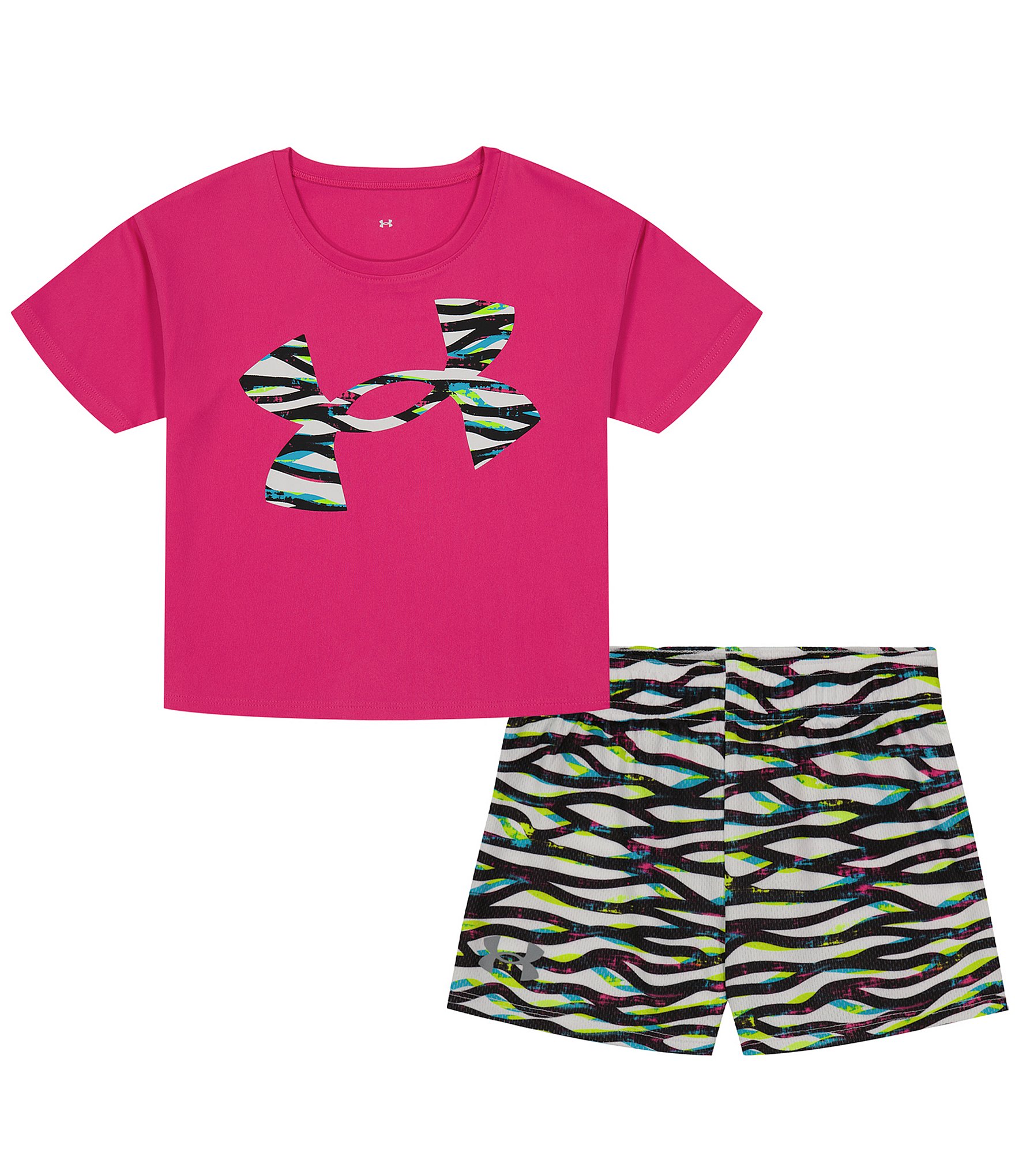 Armour Baby Girls 12-24 Months Short Sleeve Same Wavelength Shorts Set | Dillard's