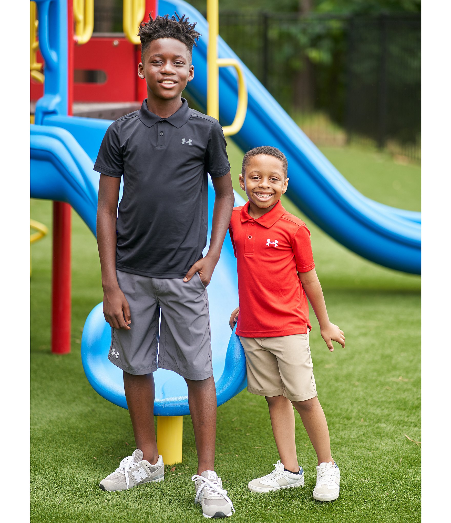 Under Armour Big Boys 8-20 Short Sleeve Performance Polo Shirt