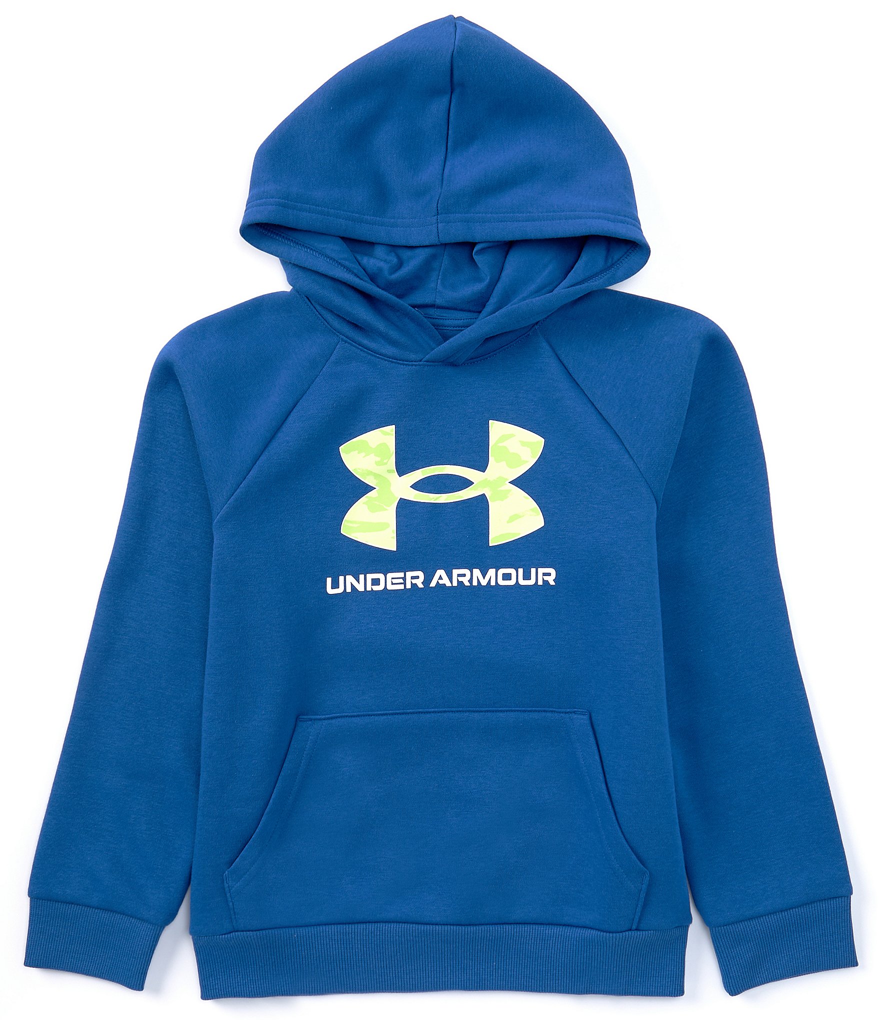 Under Armour Big Boys 8-20 Long Sleeve Rival Print Fill Hoodie