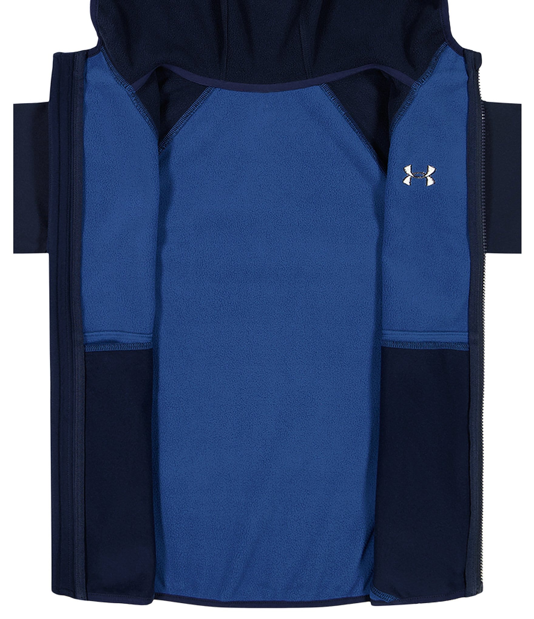 Under Armour Big Boys 8-20 Long Sleeve Sim Softshell Microfleece Inner Layer Jacket